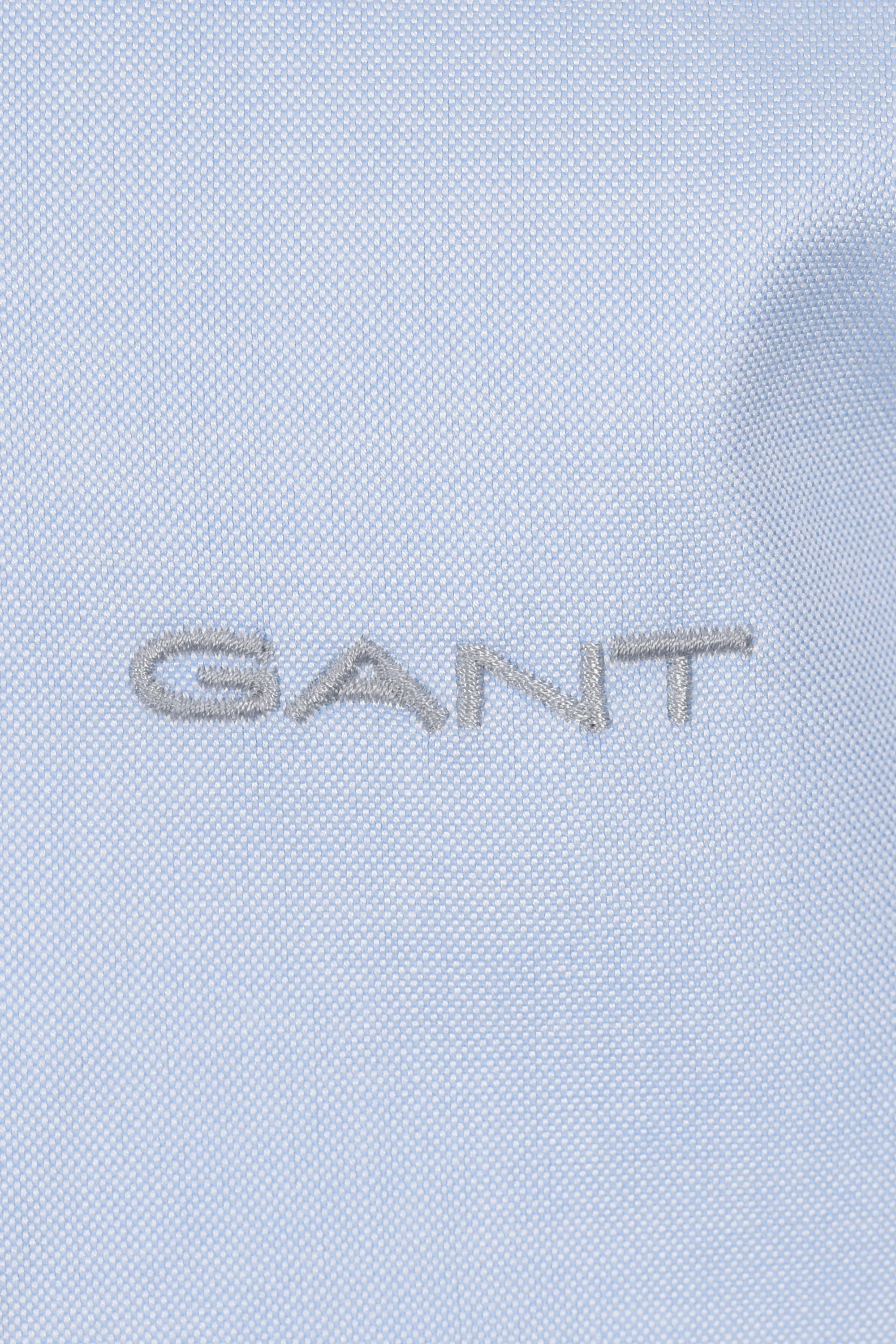 Gant Reg Pinpoint Oxford Shirt Light Blue - Image 3