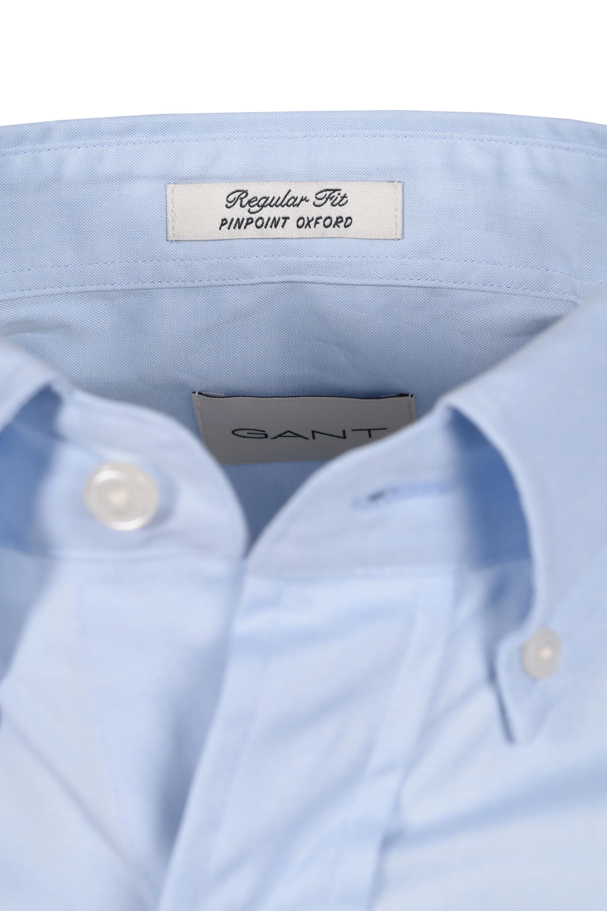 Gant Reg Pinpoint Oxford Shirt Light Blue - Image 4