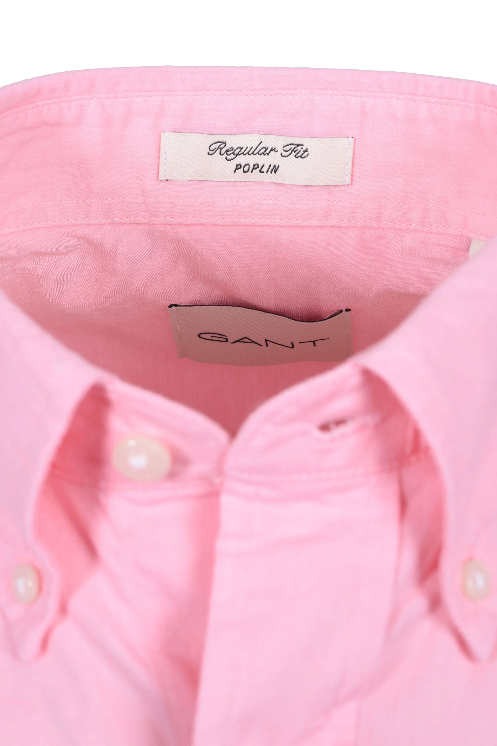 GANT REG POPLIN SHORT SLEEVE SHIRT WASHED PINK - Image 4