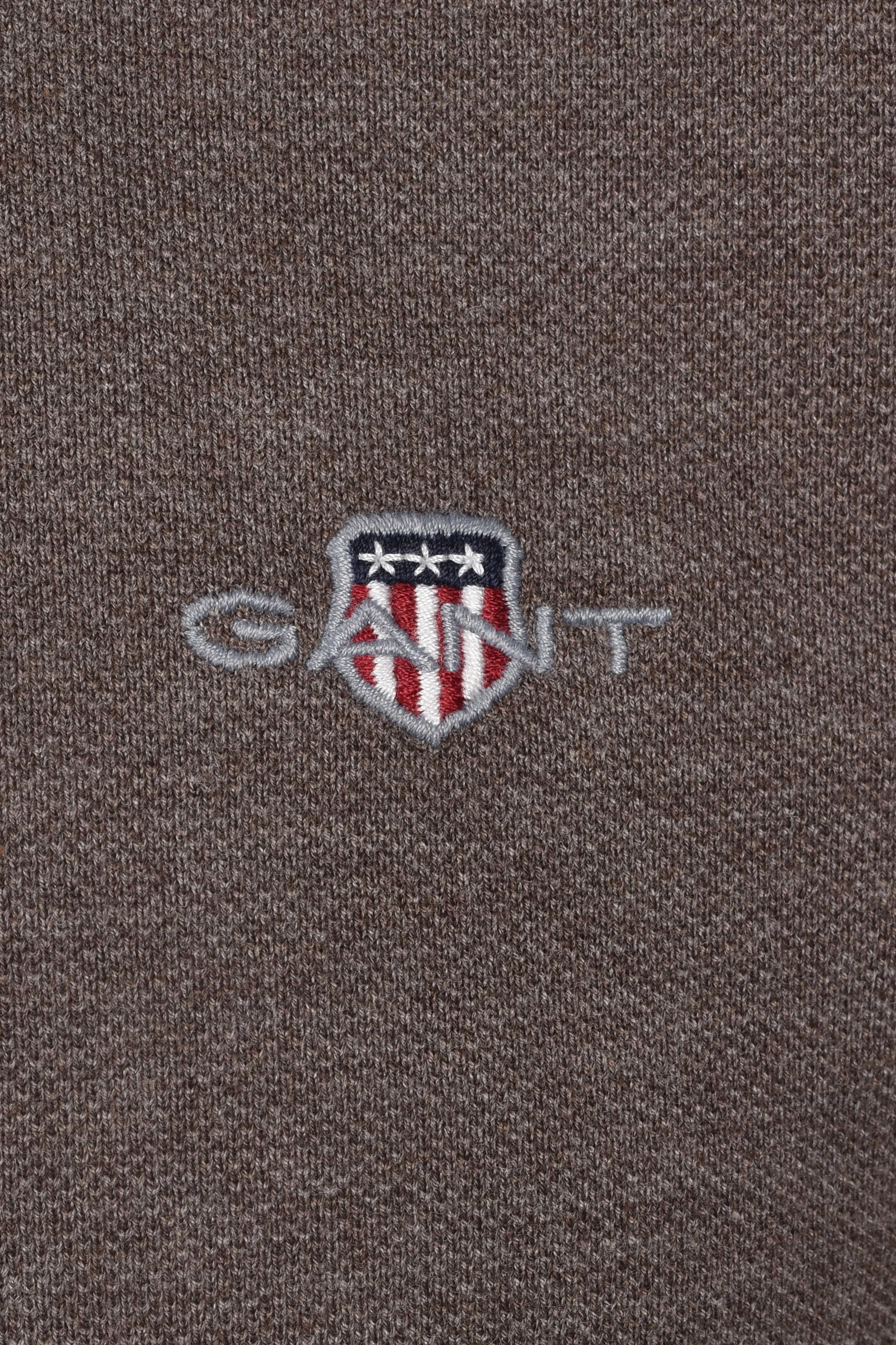 Gant Reg Shield SS Pique Polo Shirt Seawood Melange - Image 3