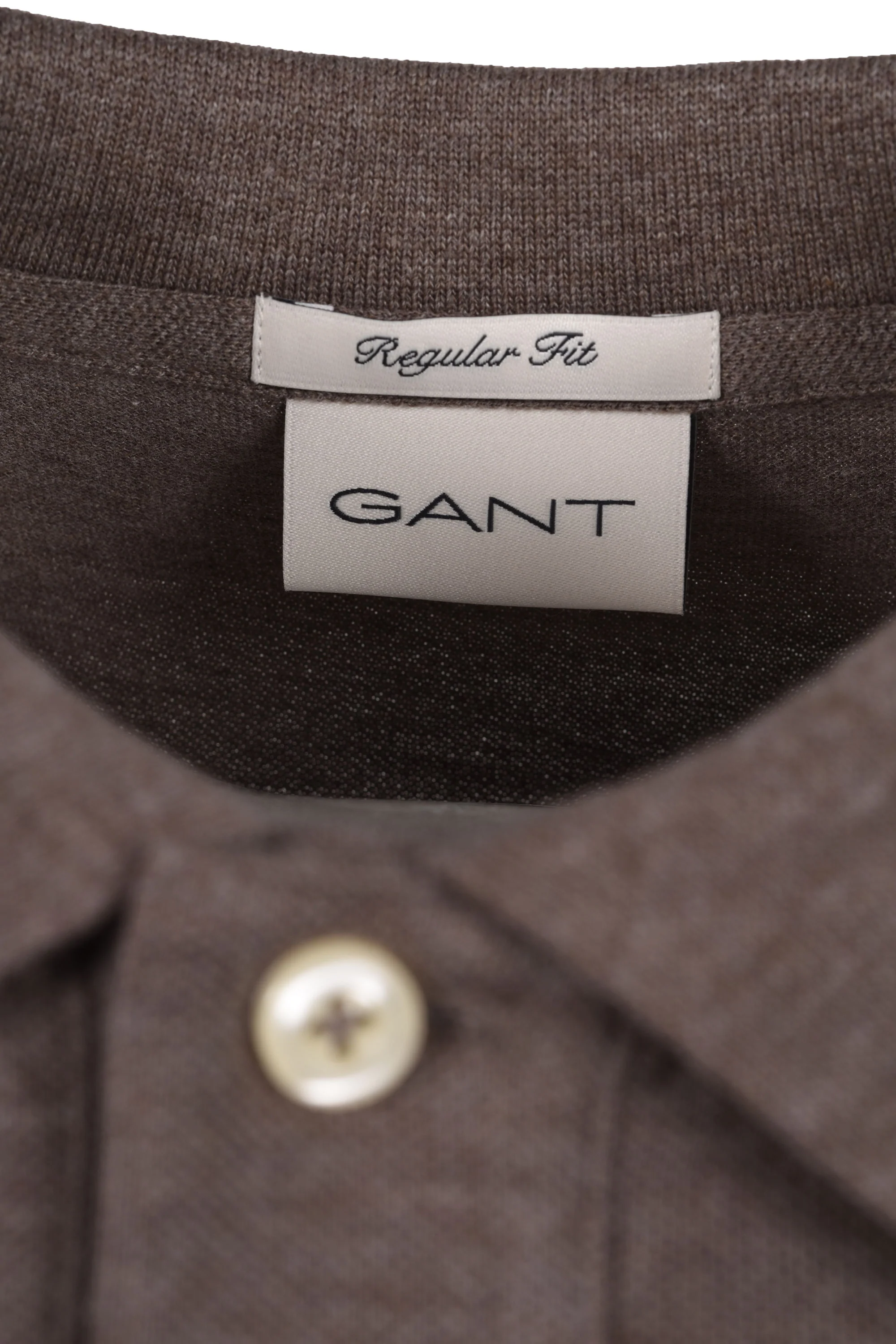 Gant Reg Shield SS Pique Polo Shirt Seawood Melange - Image 4