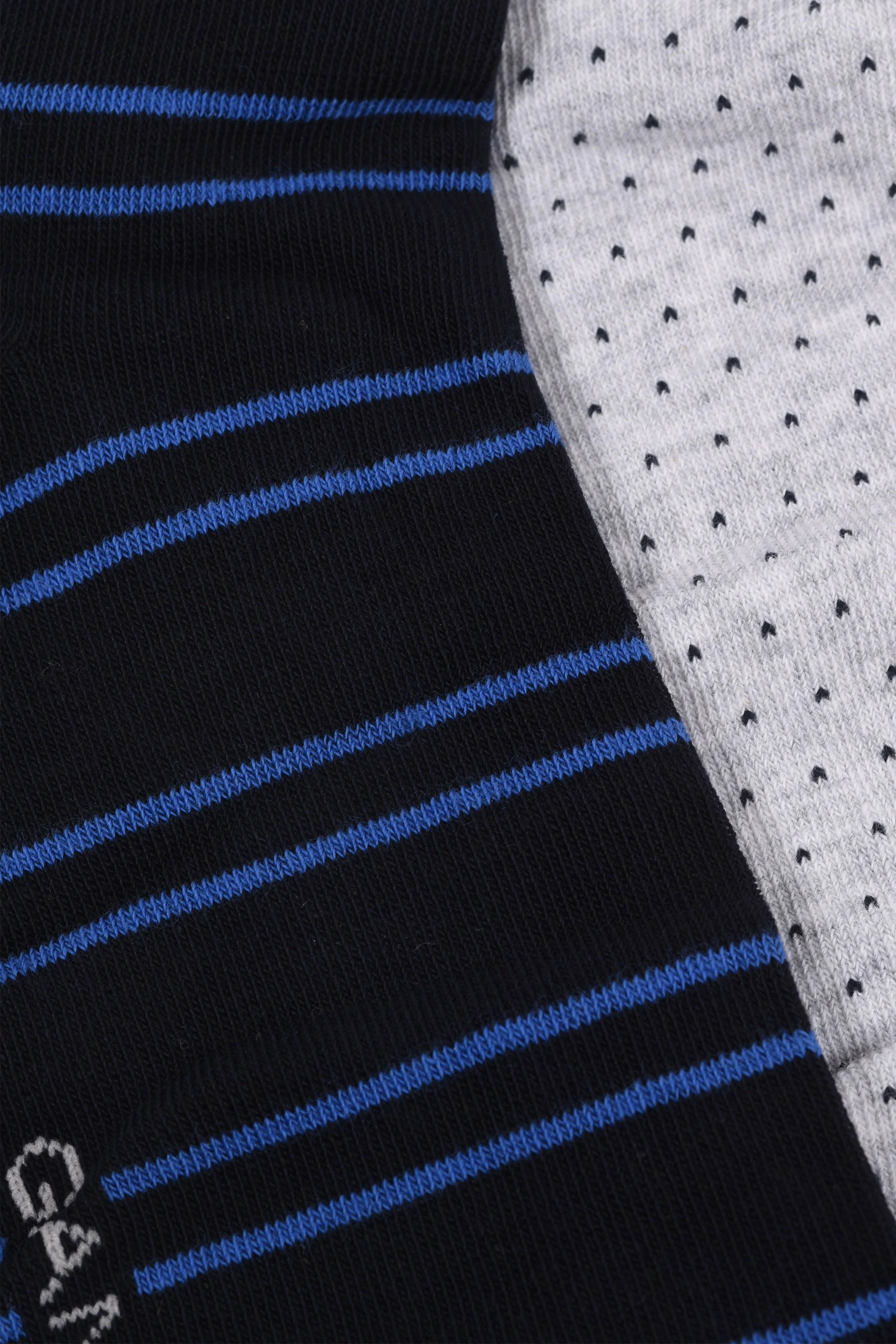 Gant Stripe and Mini Dot 2pk Socks Marine - Image 3