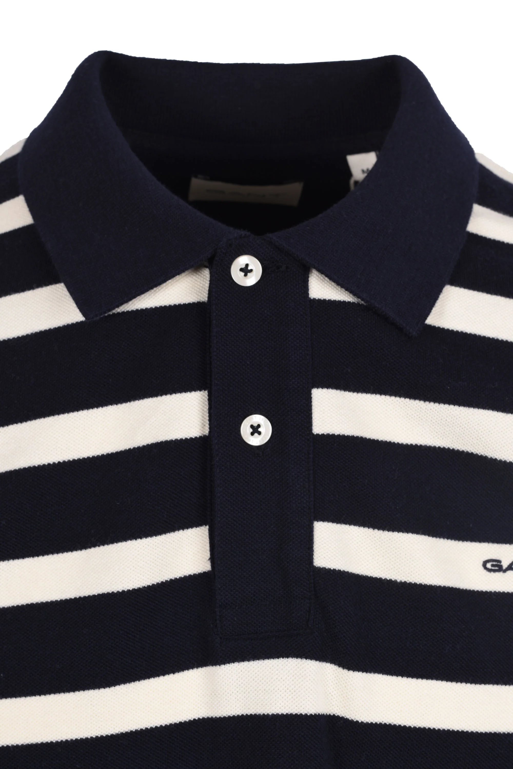 Gant Striped Polo Evening Blue - Image 2