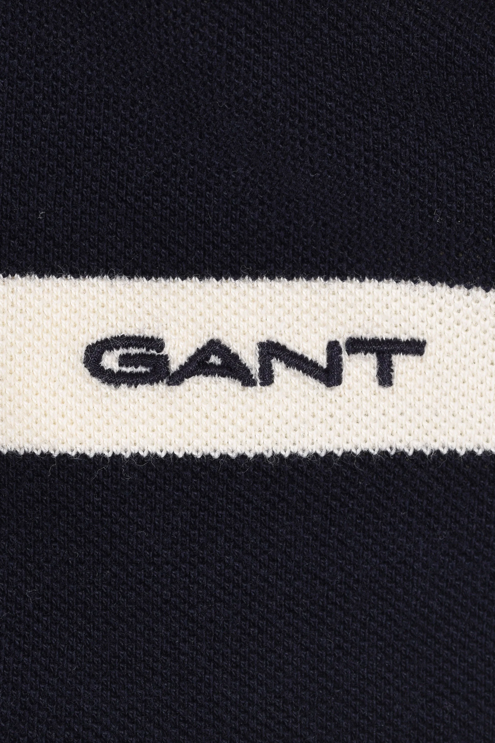 Gant Striped Polo Evening Blue - Image 3