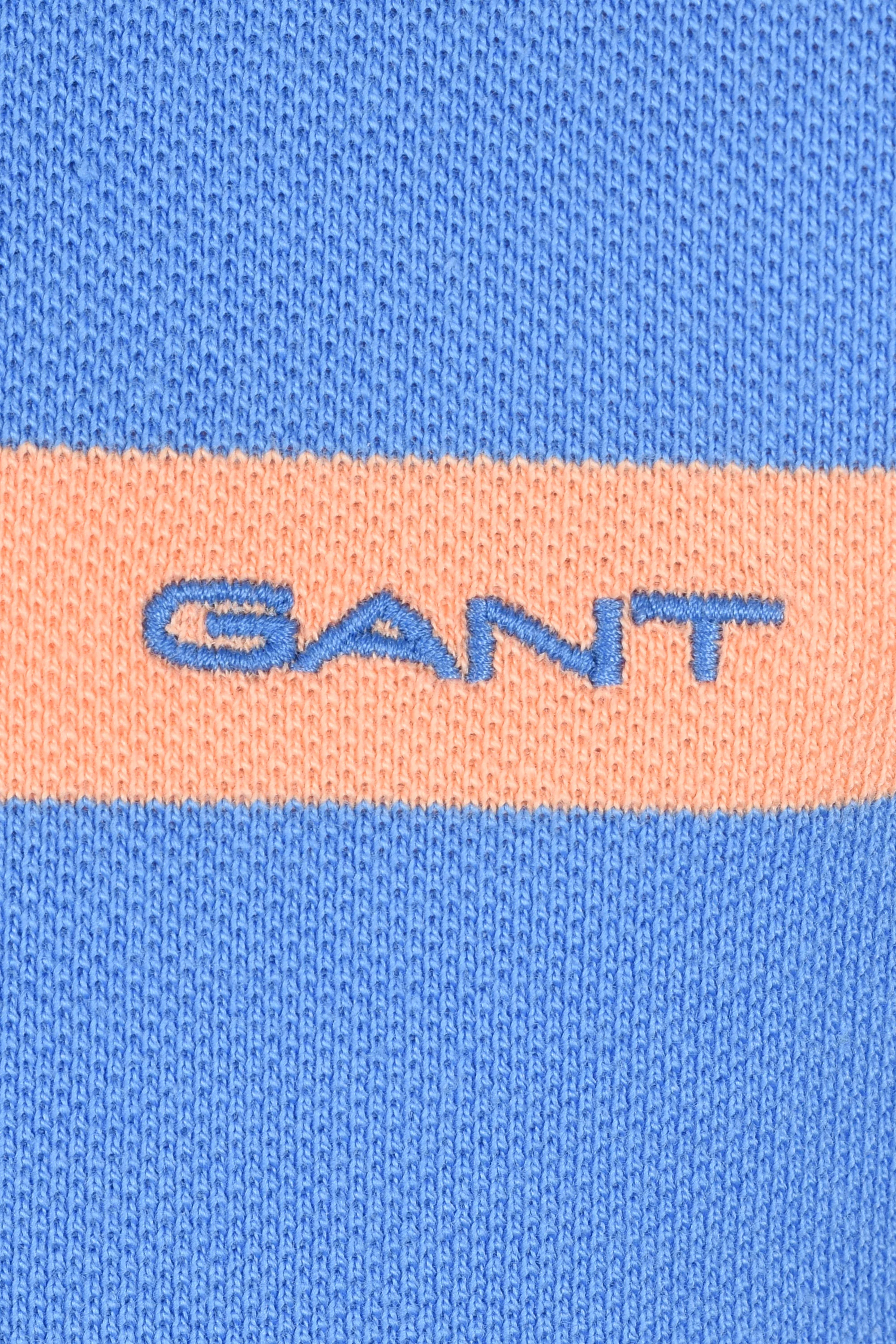 Gant Striped Polo Perfect Blue - Image 3