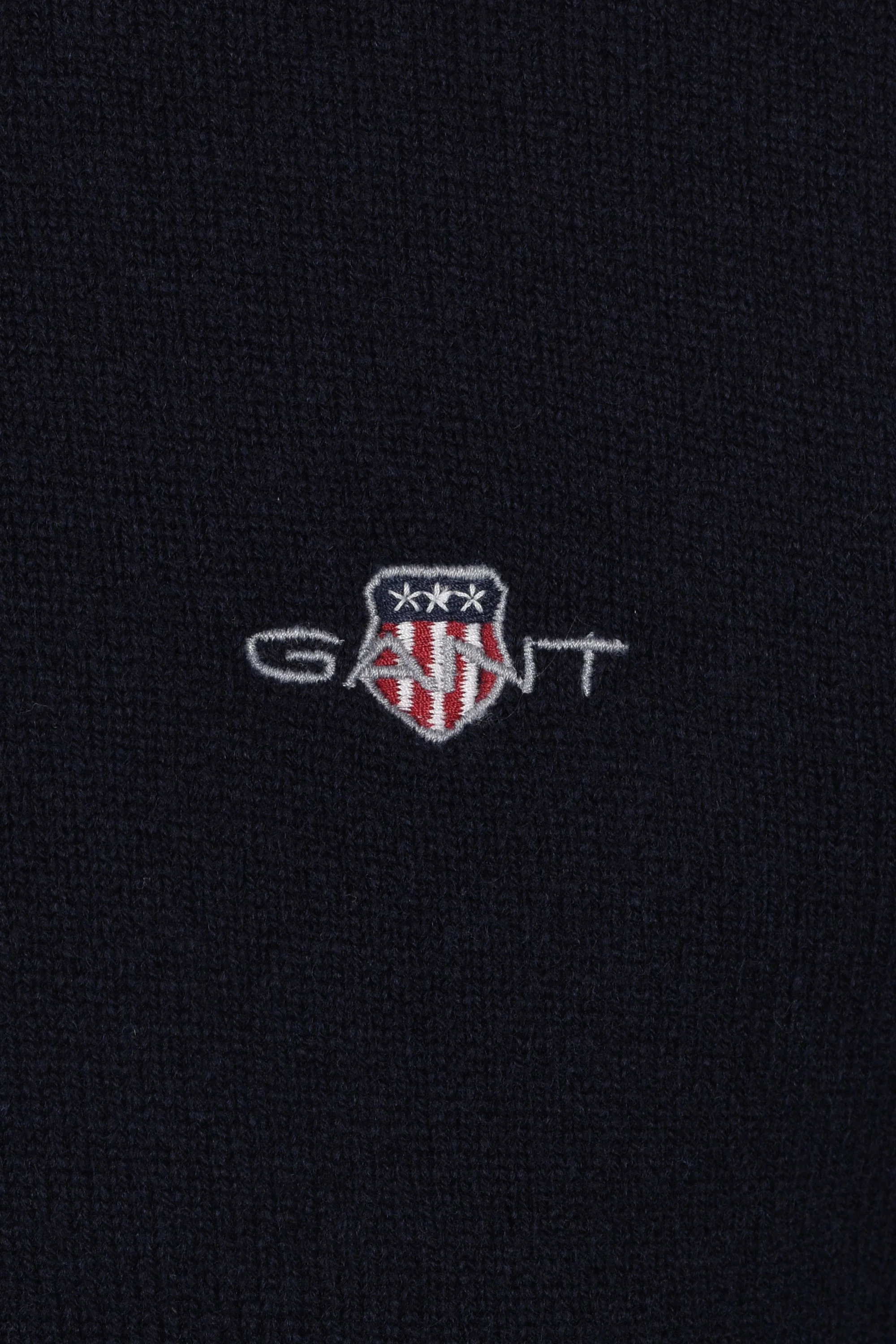 Gant Superfine Lambswool Crew Neck Knitwear Marine - Image 2