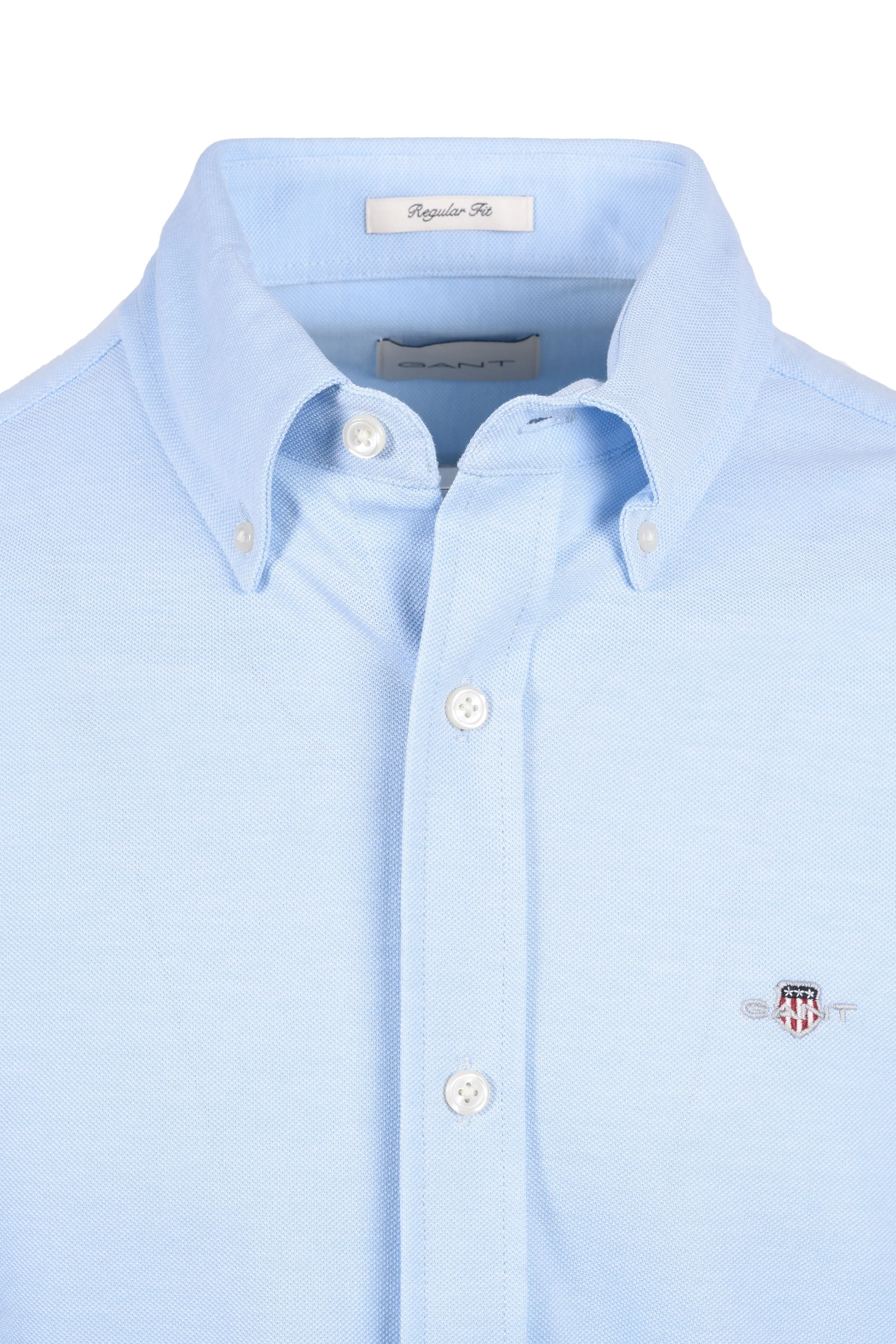 Gant Reg Jersey Pique Shirt Capri Blue - Image 2