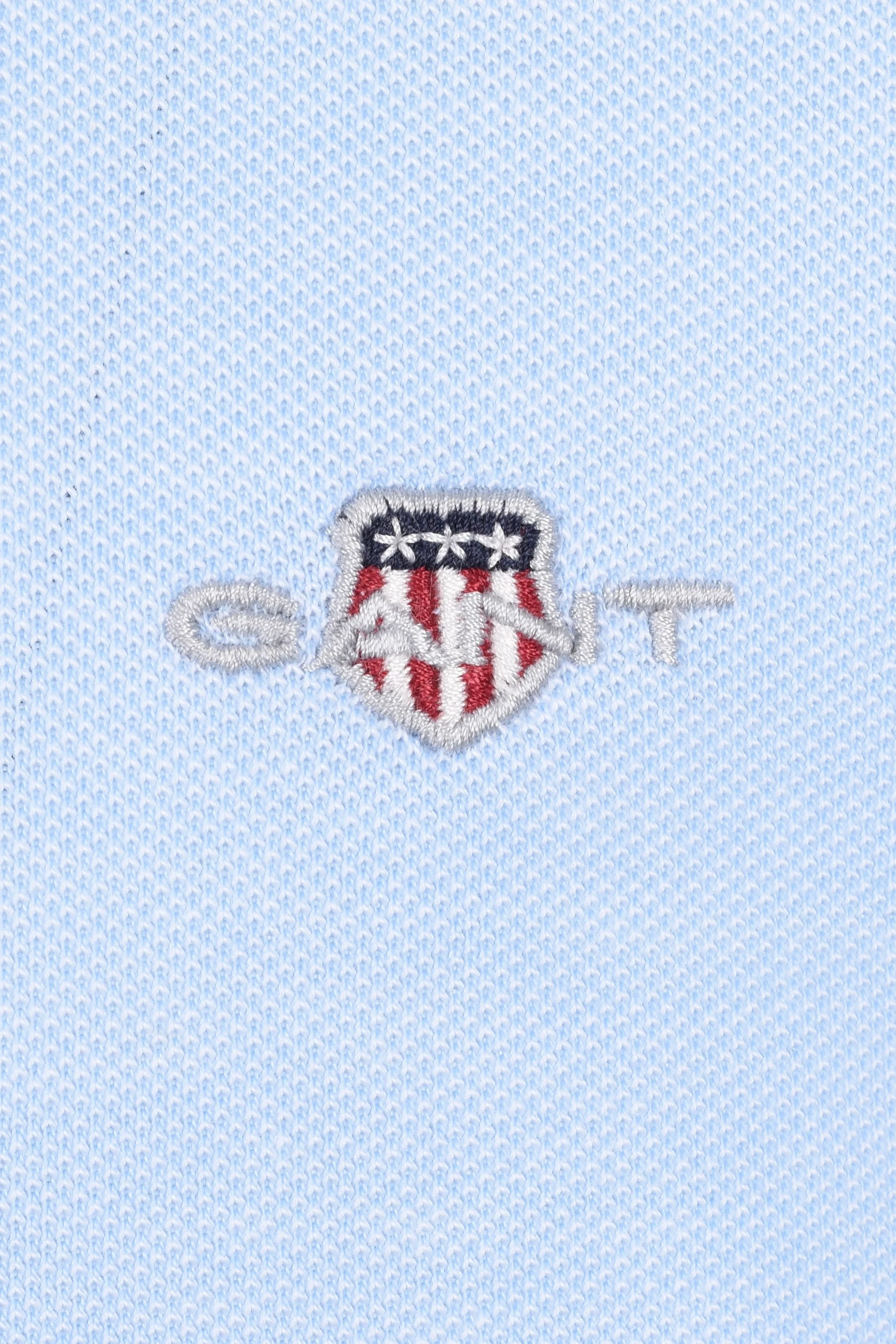 Gant Reg Jersey Pique Shirt Capri Blue - Image 3