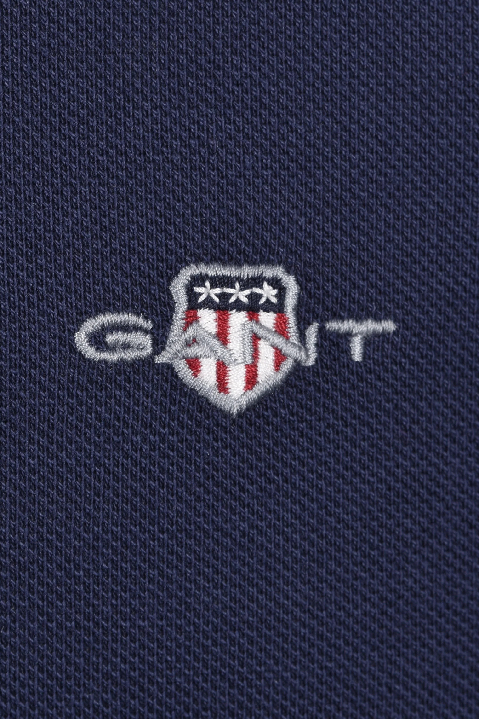 Gant Reg Jersey Pique Shirt Marine - Image 3