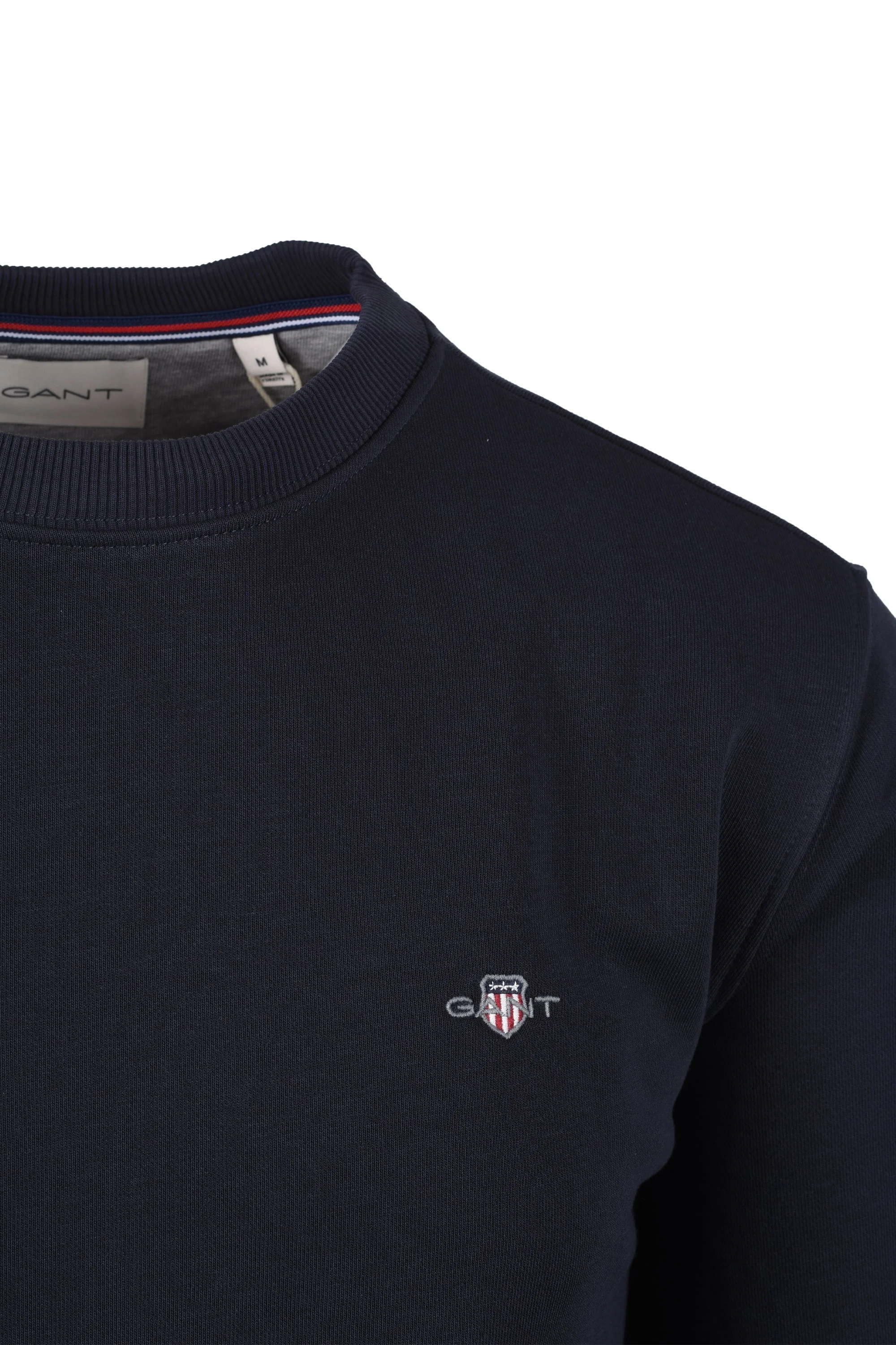 Gant Reg Shield Crew Neck Sweatshirt Evening Blue - Image 3