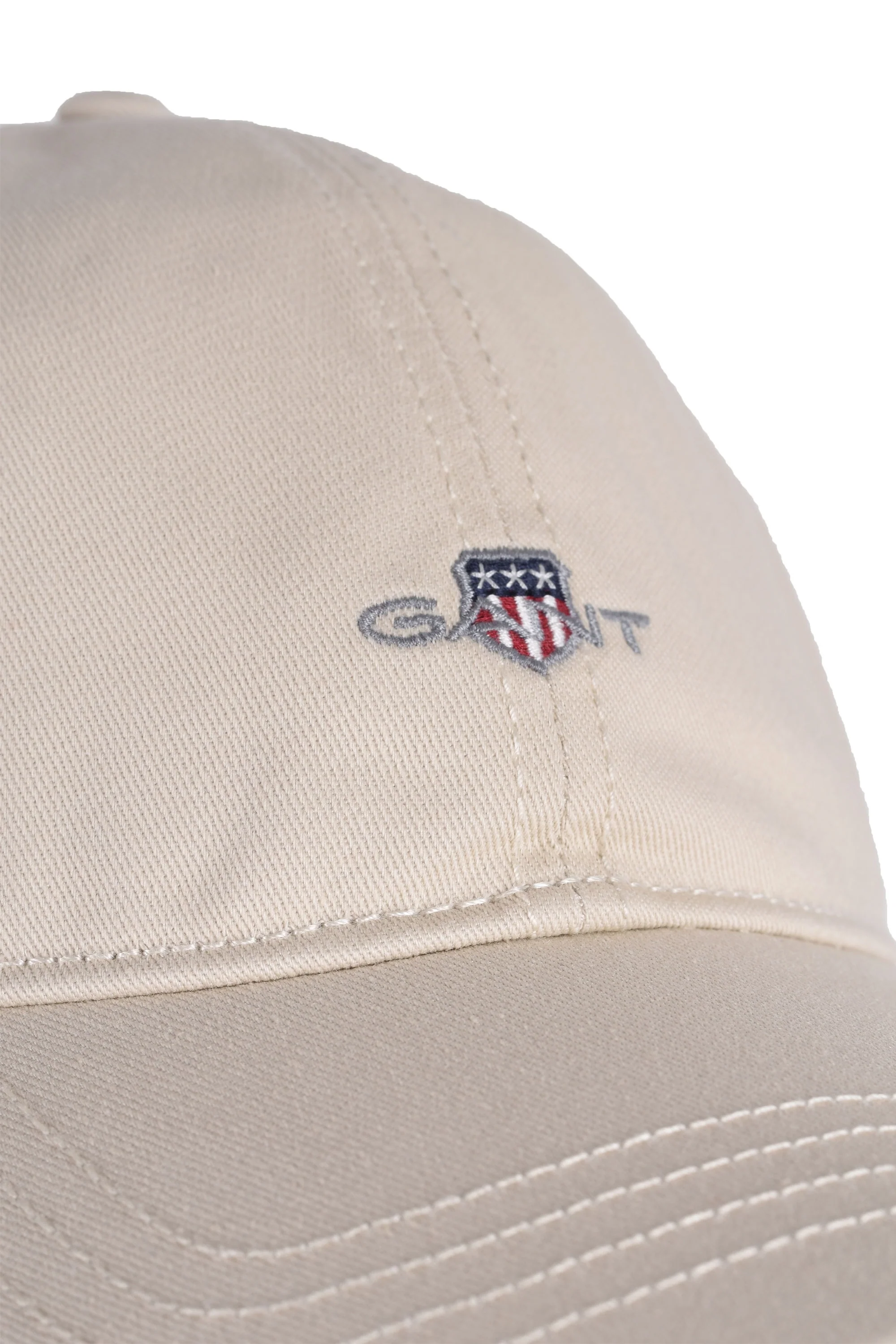 Gant Unisex Shield Base Ball Cap Putty - Image 2