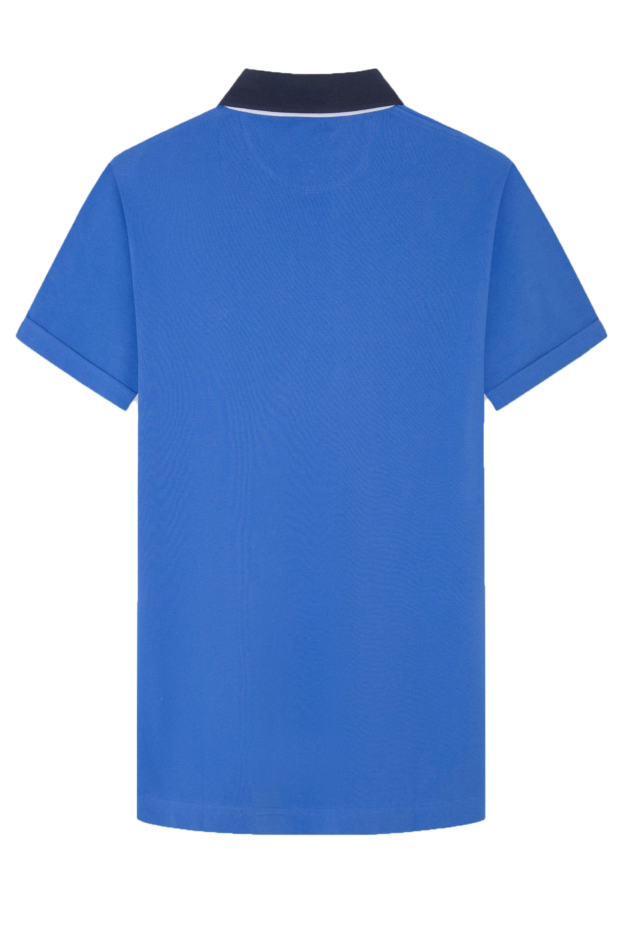 Hackett Selvedge Placket Polo French Blue - Image 2