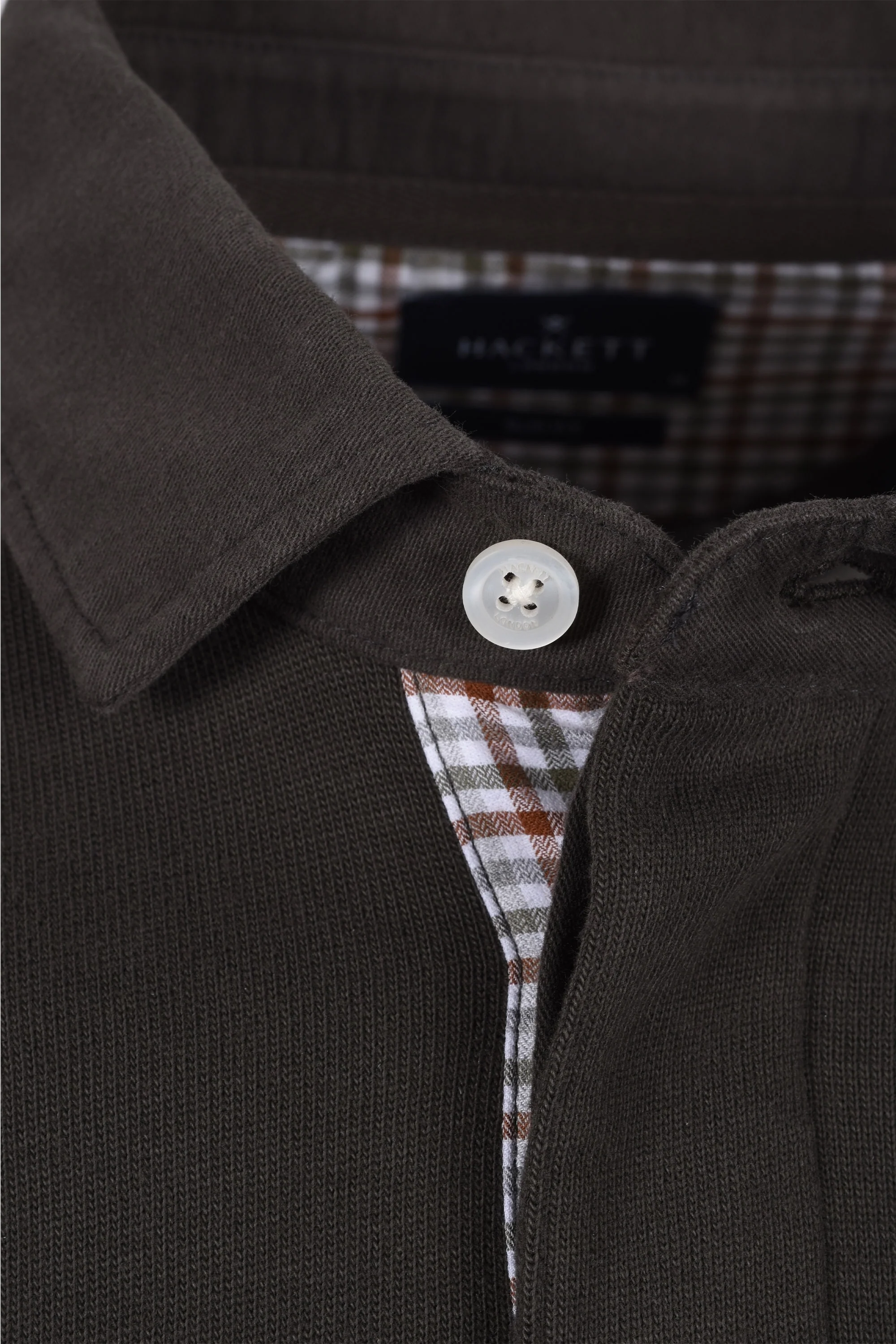Hackett Woven Trim Rugby Deep Green - Image 3