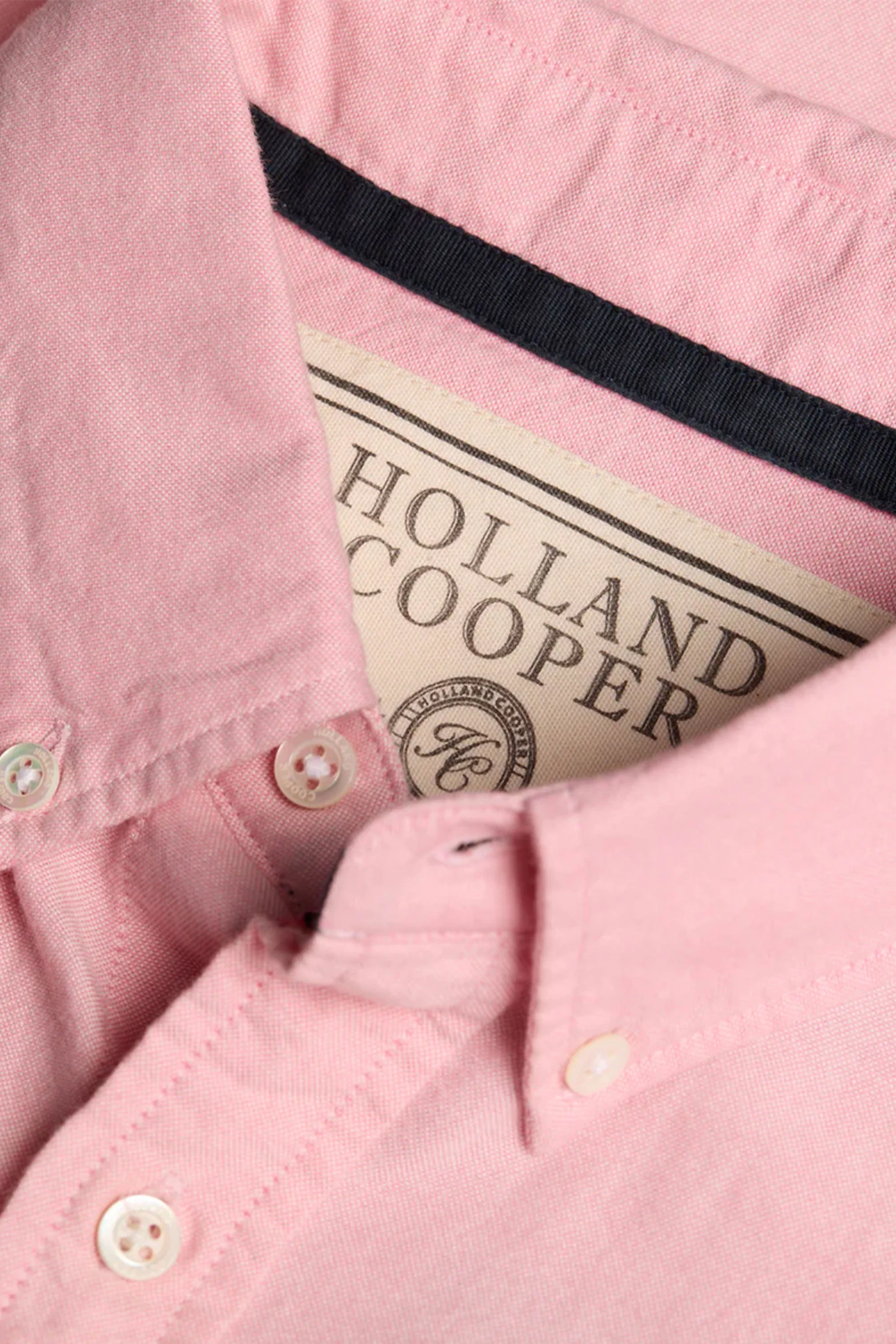 HOLLAND COOPER CLASSIC OXFORD SHIRT SOFT PINK - Image 2