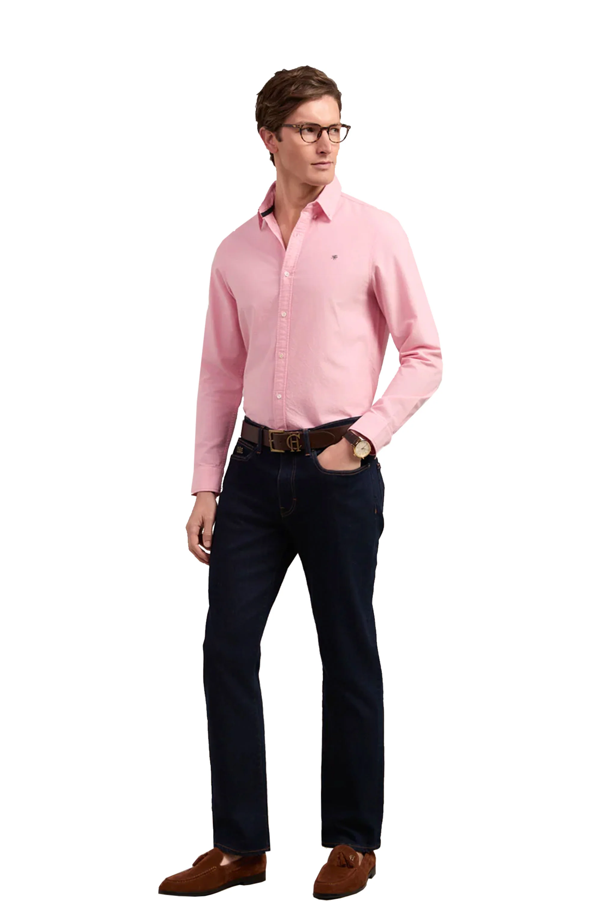 HOLLAND COOPER CLASSIC OXFORD SHIRT SOFT PINK - Image 6
