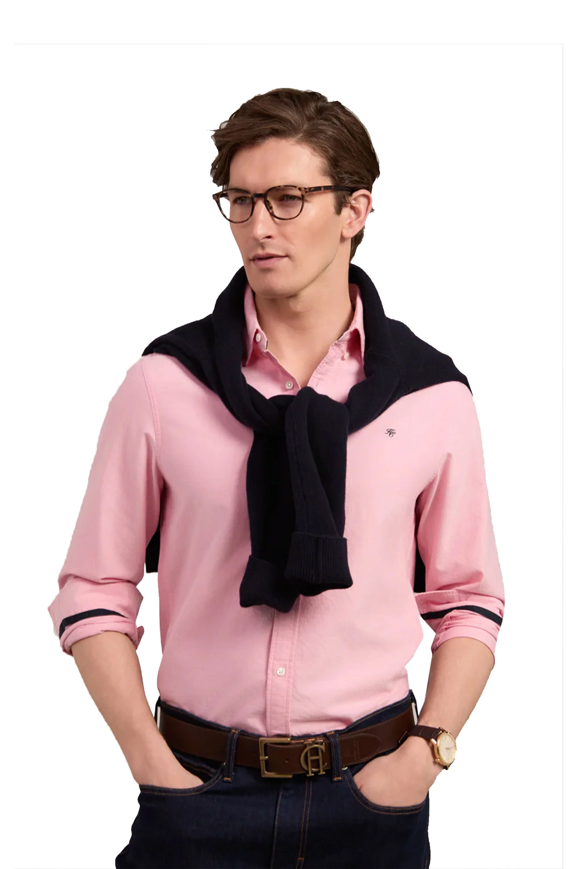 HOLLAND COOPER CLASSIC OXFORD SHIRT SOFT PINK - Image 7