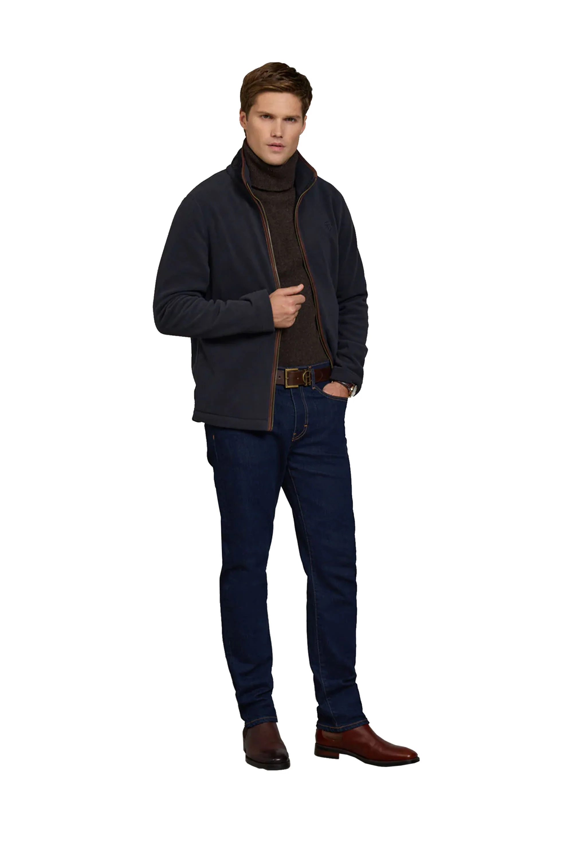 HOLLAND COOPER COUNTRY FLEECE JACKET INK NAVY - Image 2
