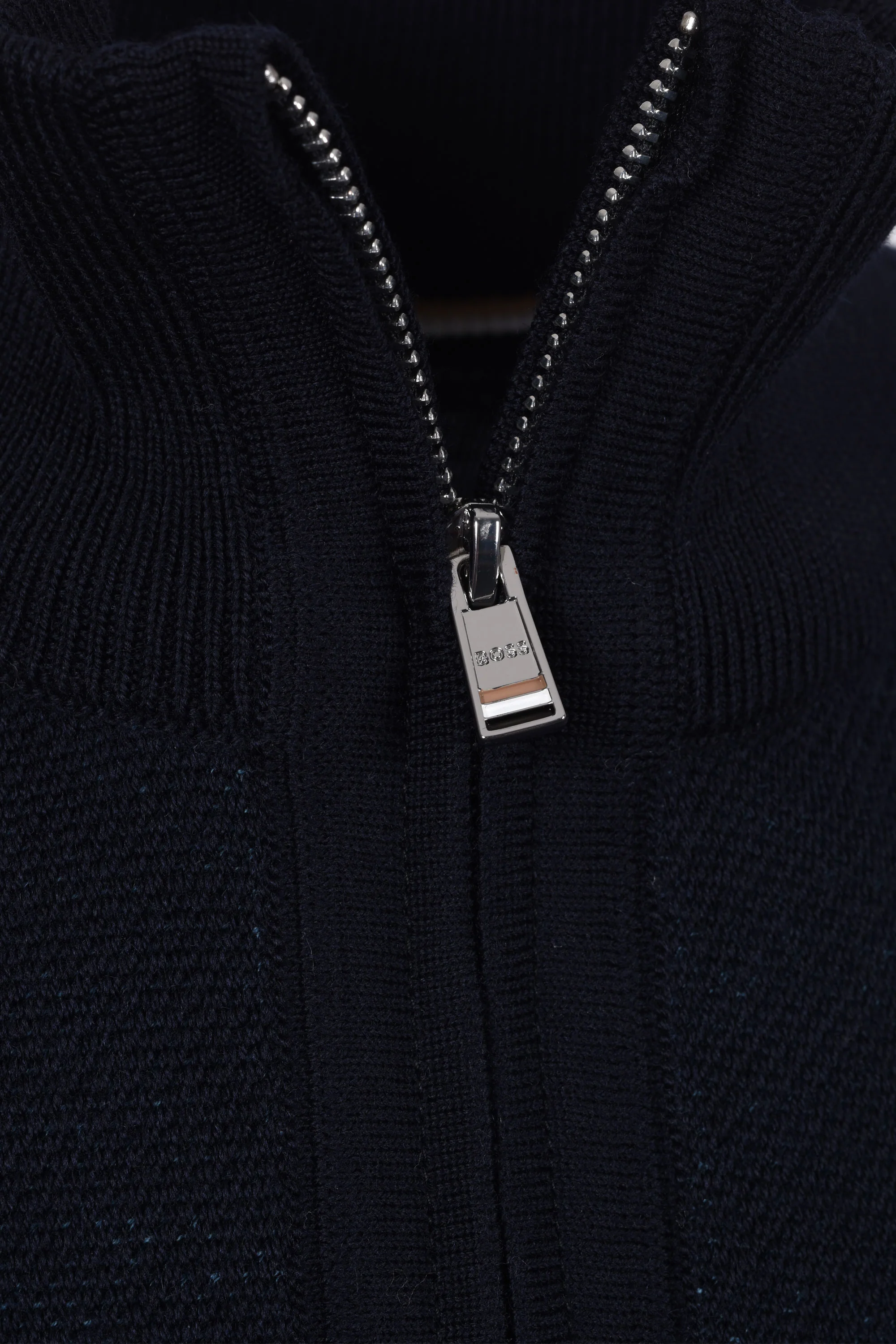 Boss Black H-Illlario 1/2 Zip Dark Blue - Image 2