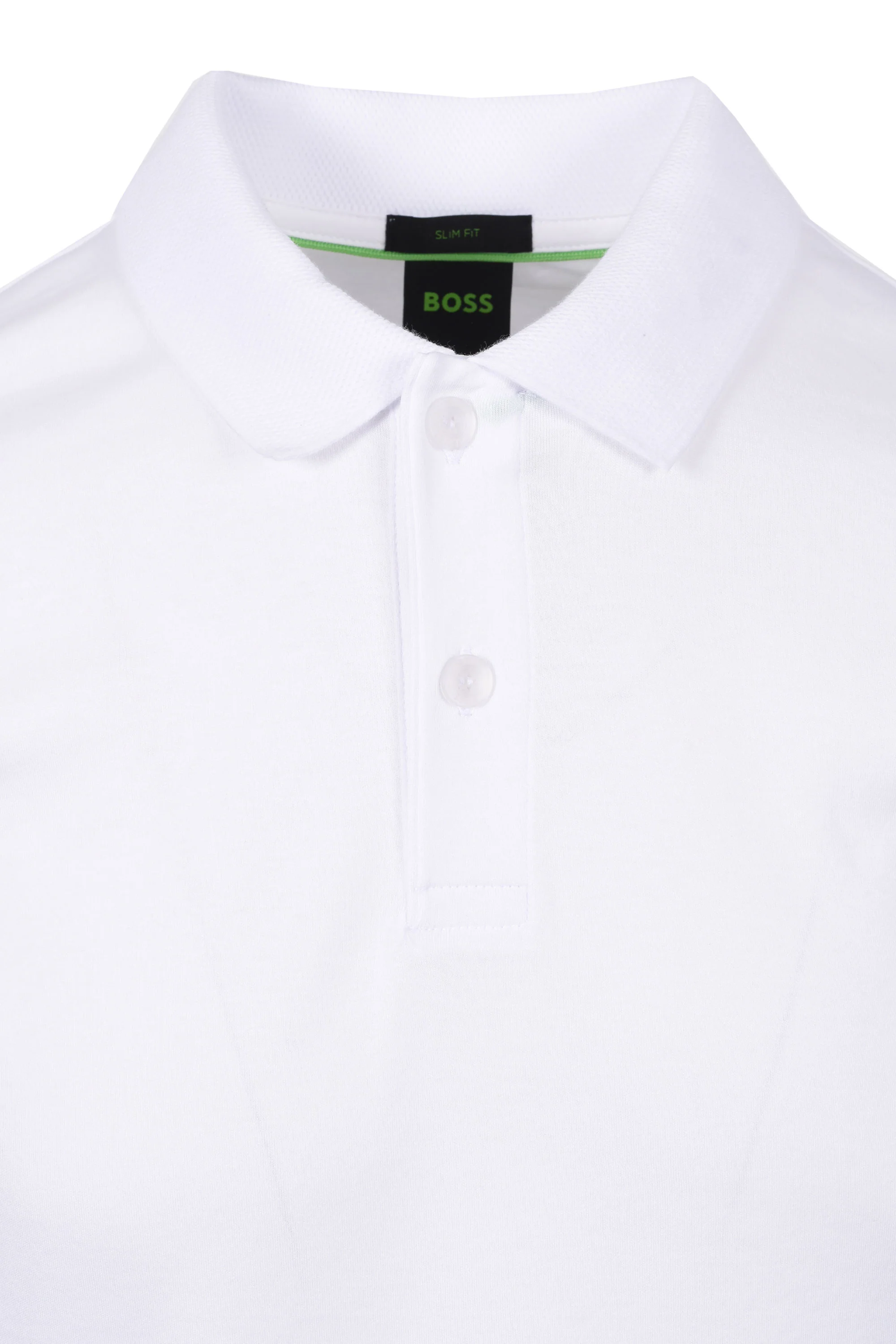 Boss Green Polo Zone Polo Shirt White - Image 2