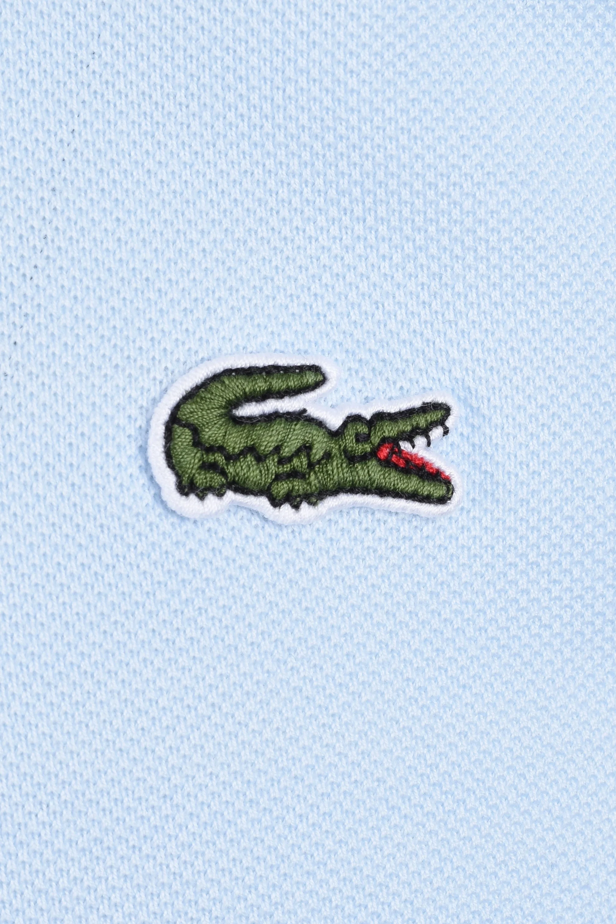 Lacoste L.12.12 Pique Cotton Polo Light Blue - Image 3