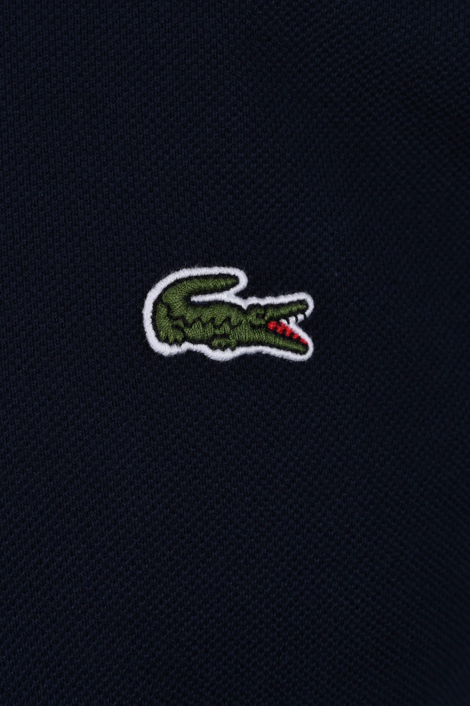 Lacoste L.12.12 Pique Cotton Polo Shirt Navy - Image 3