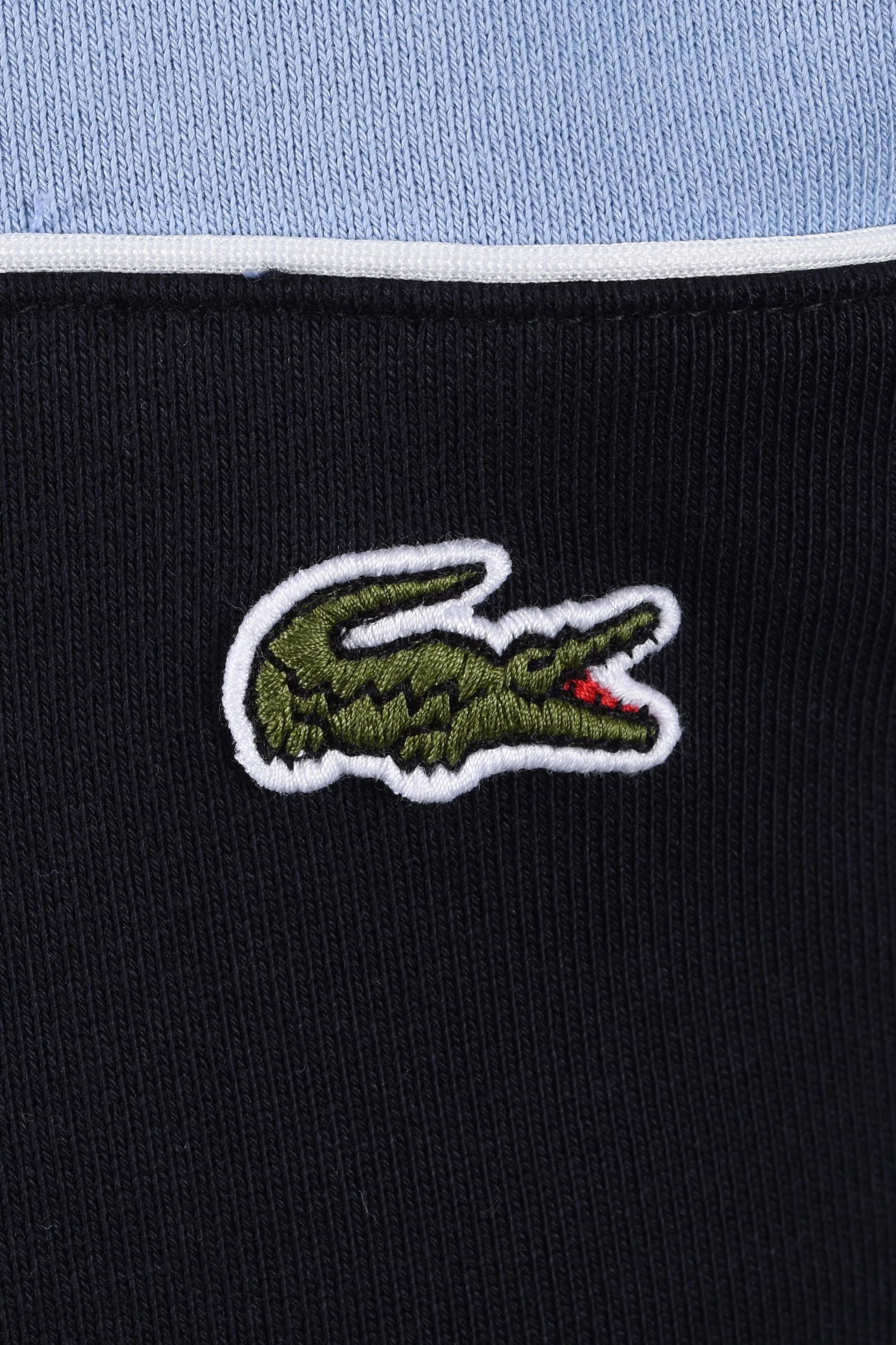 LACOSTE COLOUR BLOCK CREWNECK SWEATSHIRT BLUE NAVY - Image 3