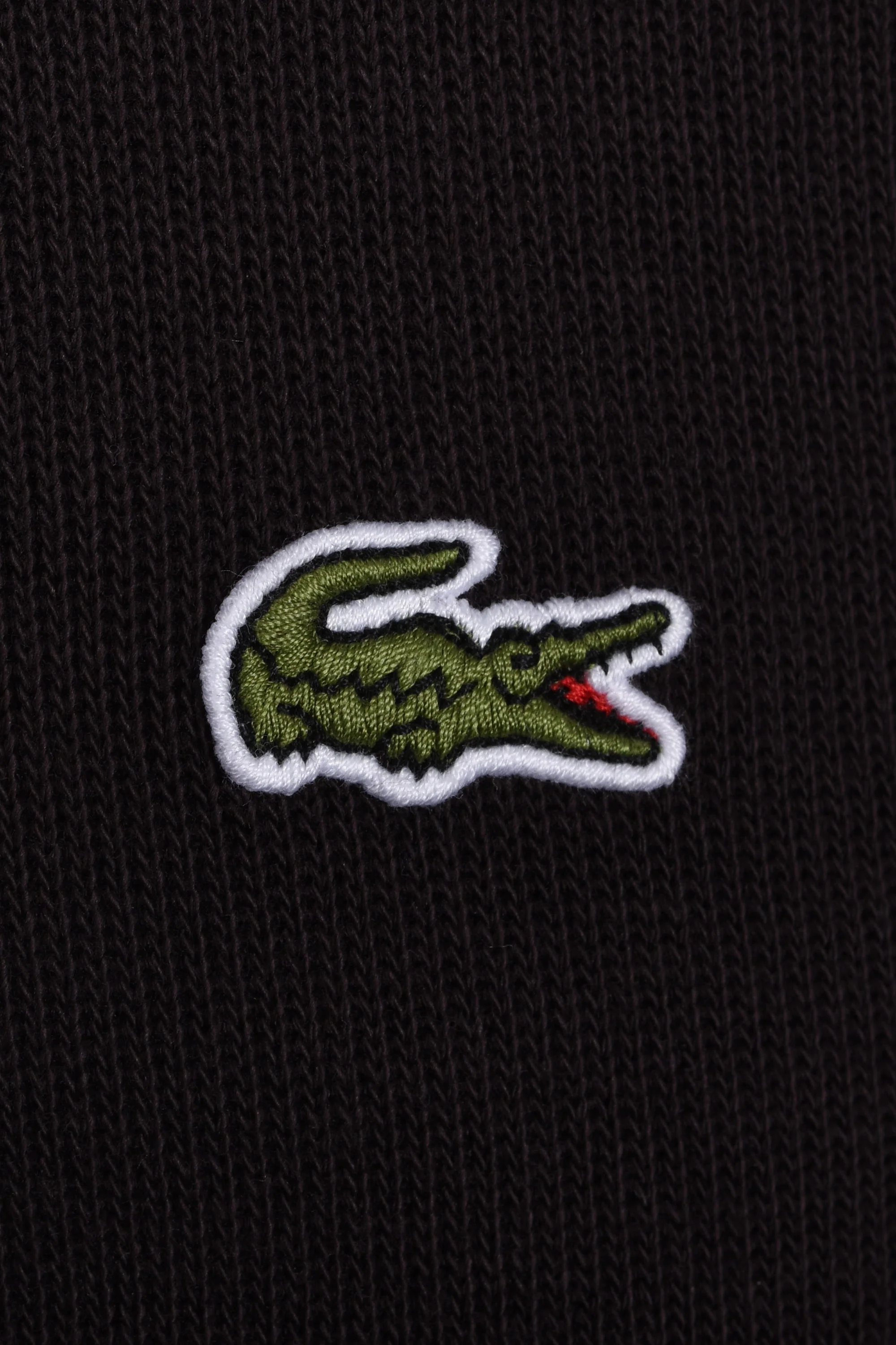 LACOSTE HALF ZIP SWEATSHIRT BROWN - Image 3