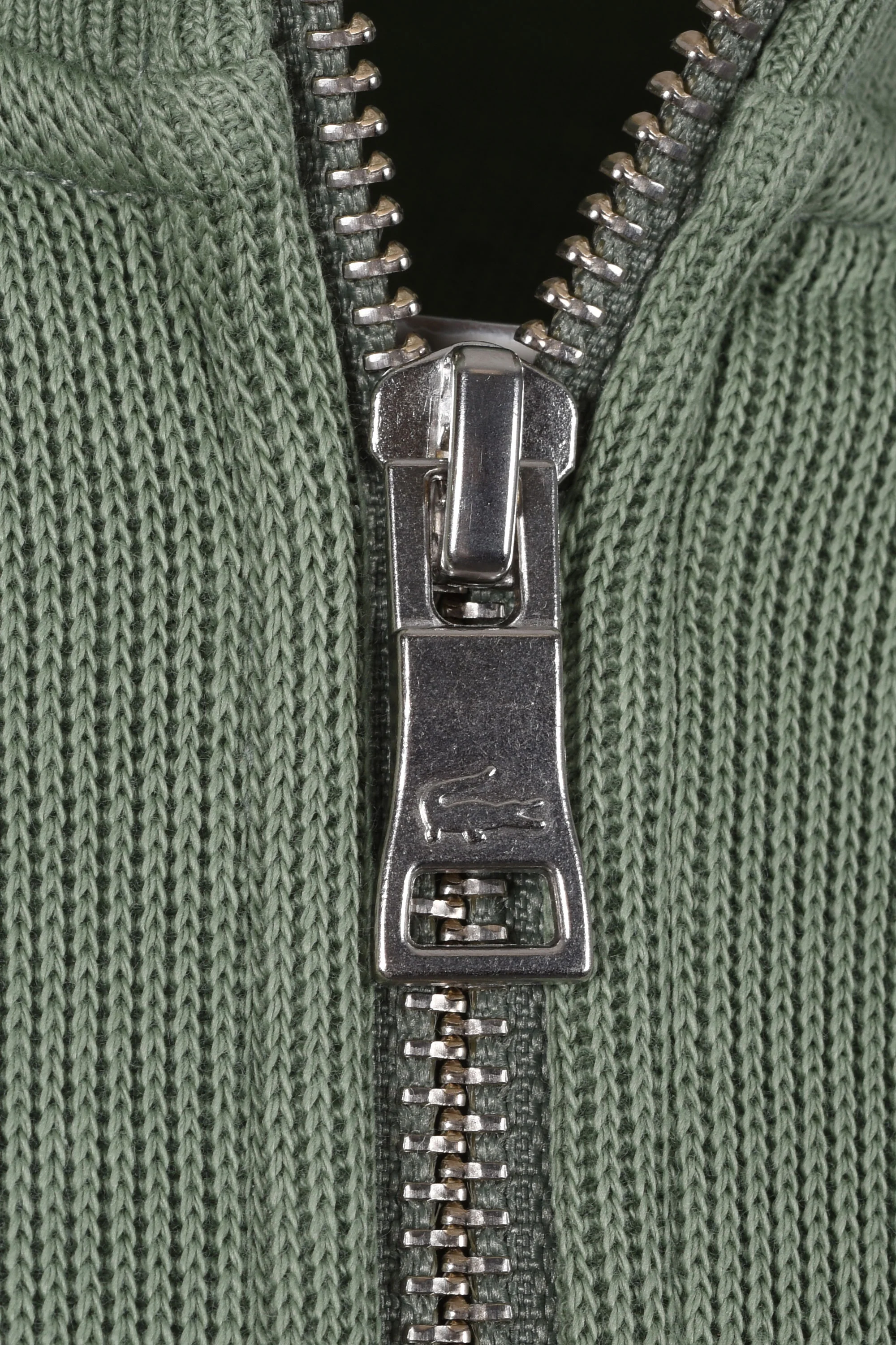 Lacoste Half Zip Sweatshirt Thyme - Image 4