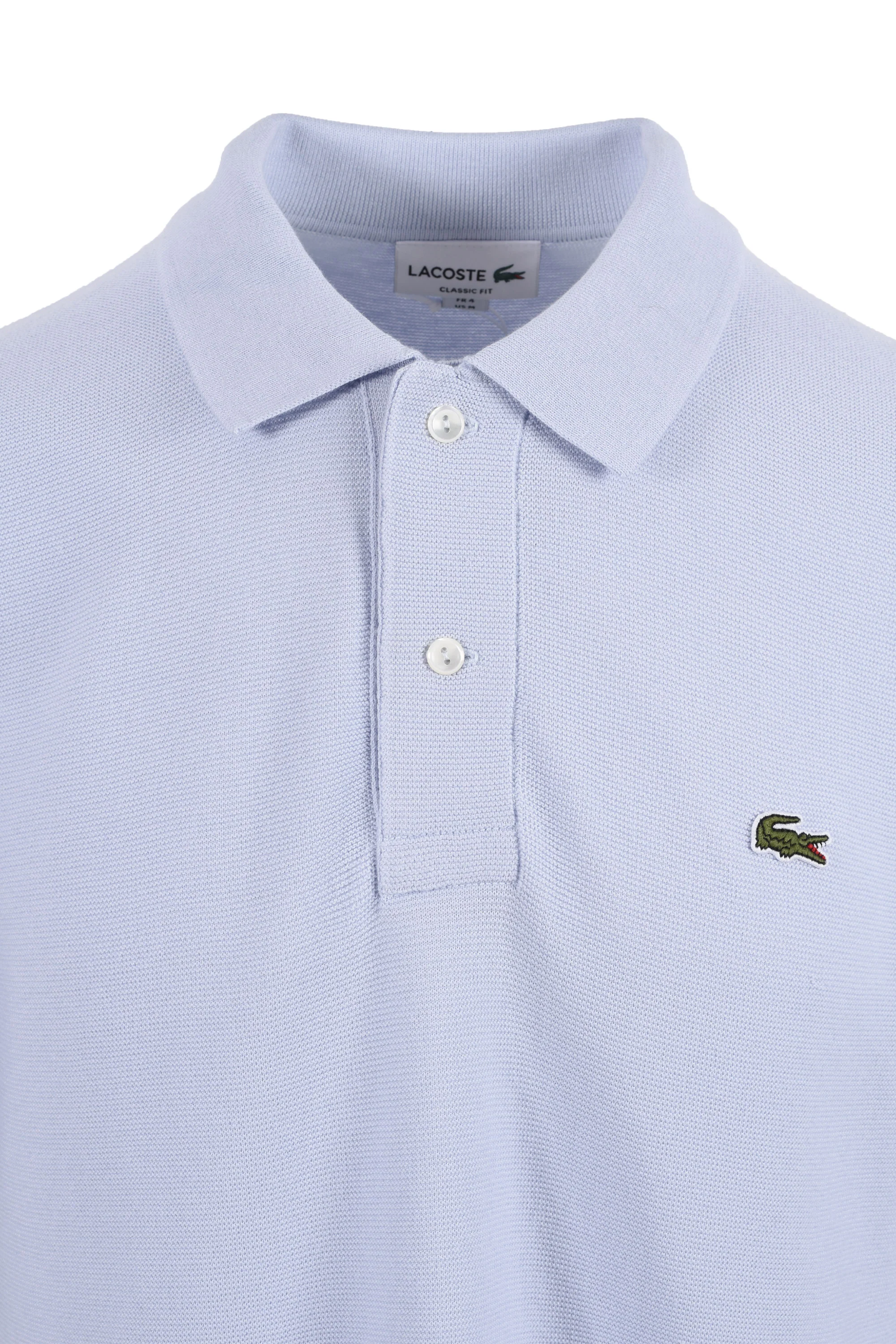 LACOSTE KNITTED POLO SHIRT PHOENIX BLUE - Image 2