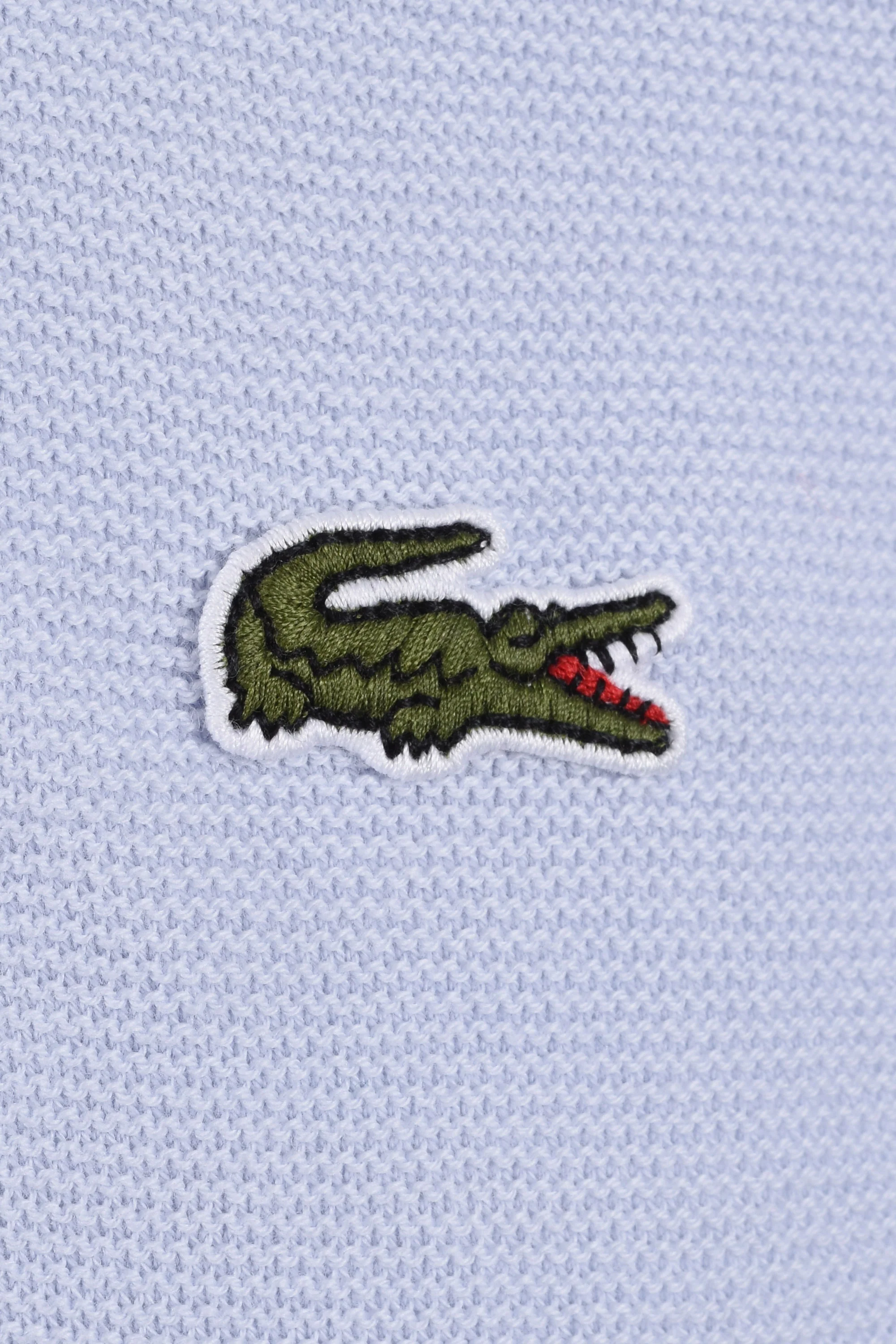 LACOSTE KNITTED POLO SHIRT PHOENIX BLUE - Image 3