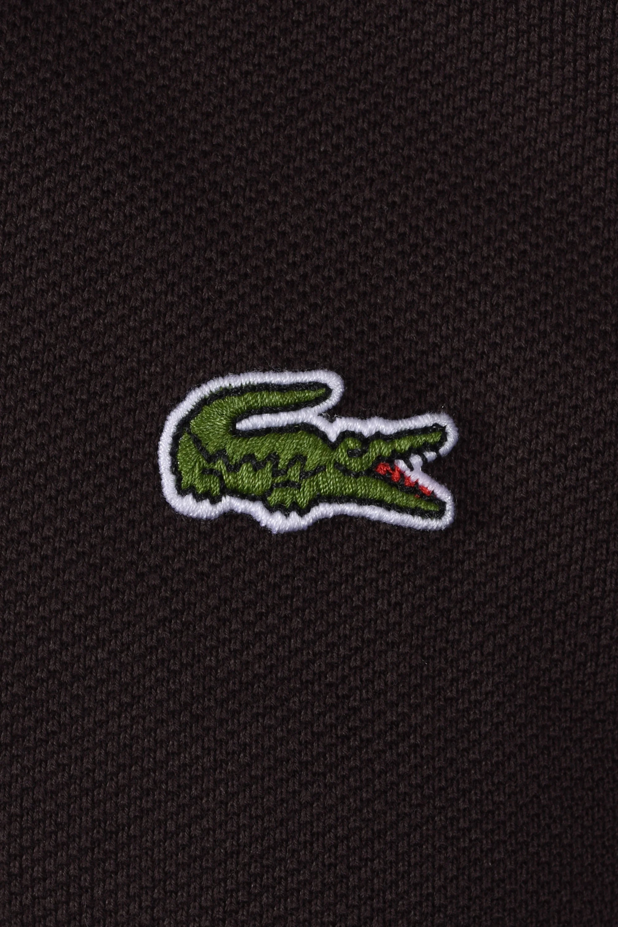 Lacoste Made in France Classic Fit Polo Brown - Image 3