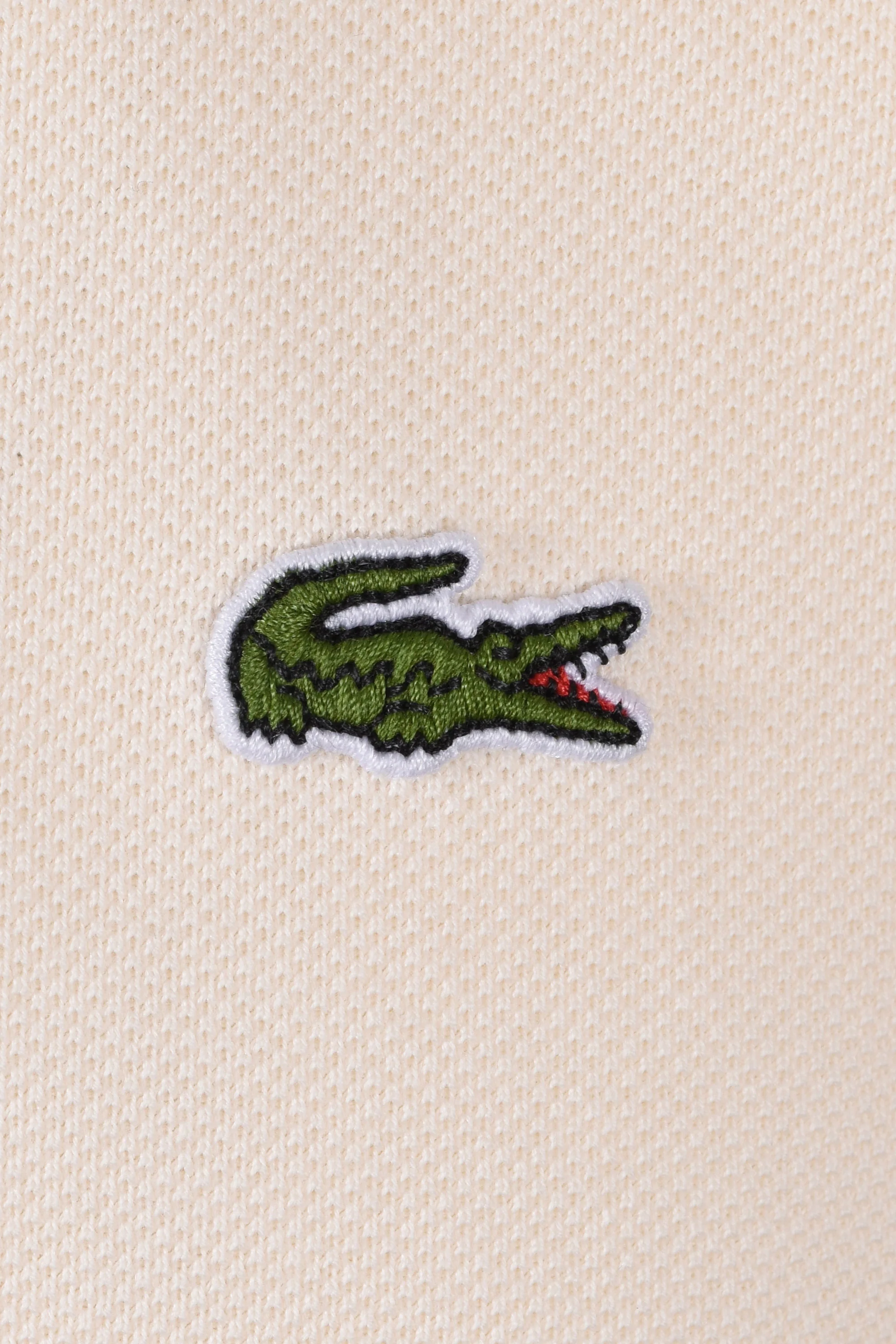 Lacoste Made in France Classic Fit Polo Cream - Image 2