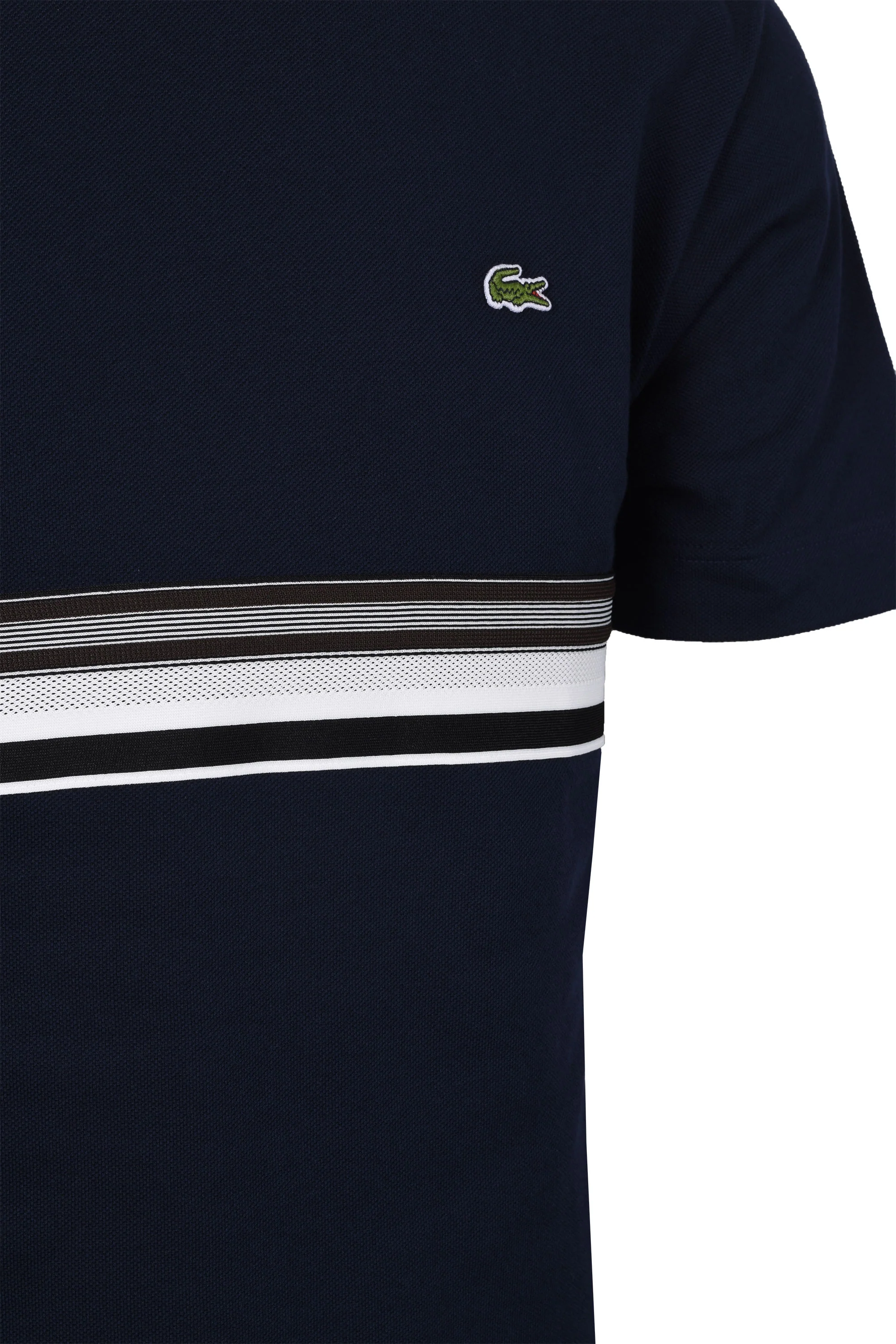 Lacoste Made In France Classic Fit T-Shirt Midnight Blue - Image 4
