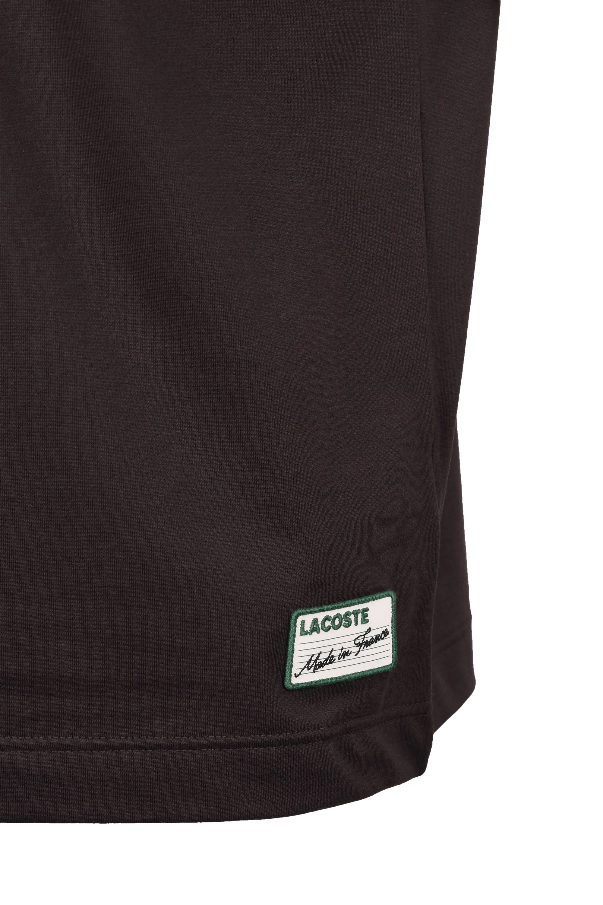 Lacoste Made in France T-Shirt Brown - Image 4