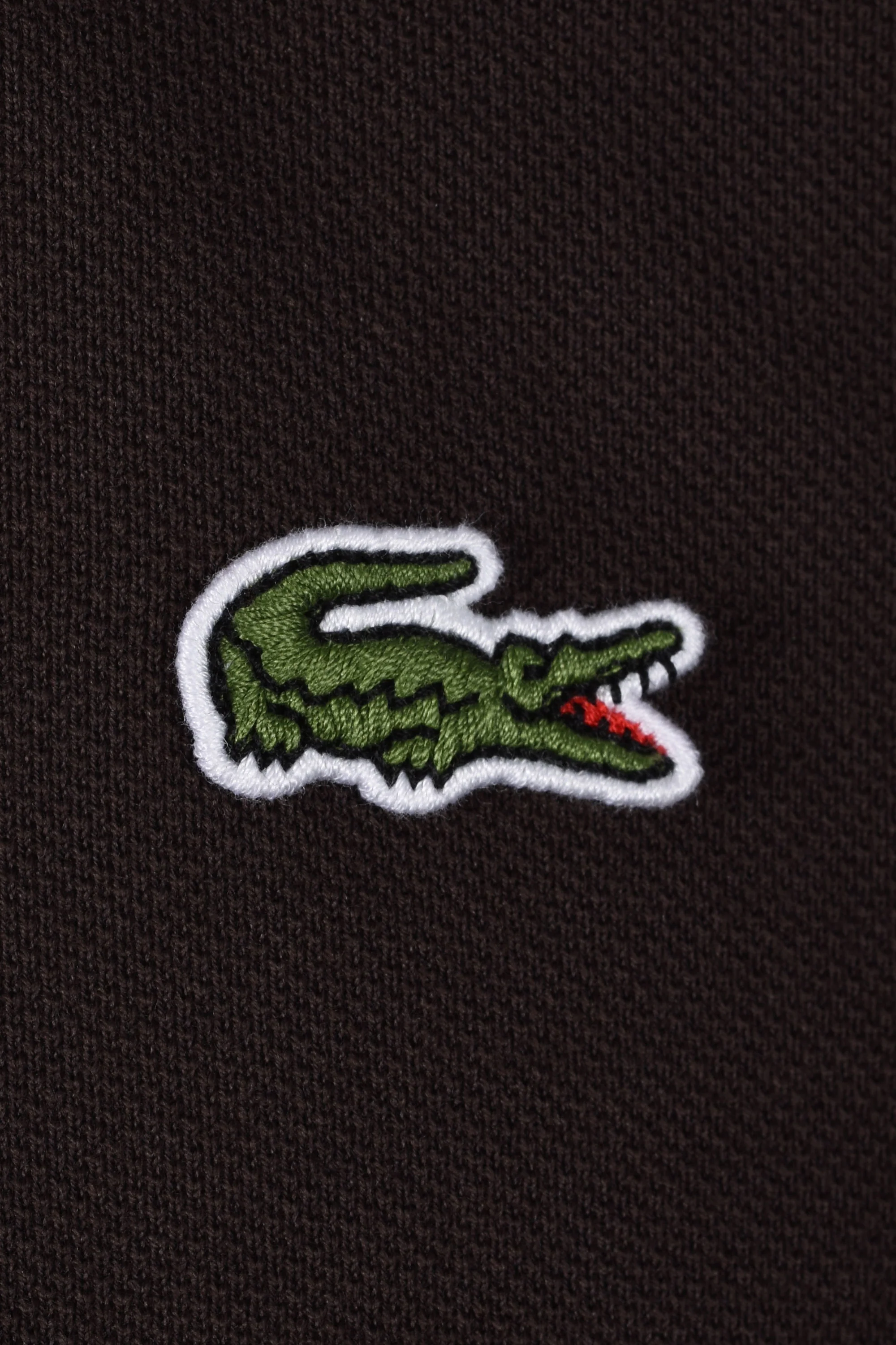 Lacoste L.12.12 Pique Cotton Polo Shirt Brown - Image 3