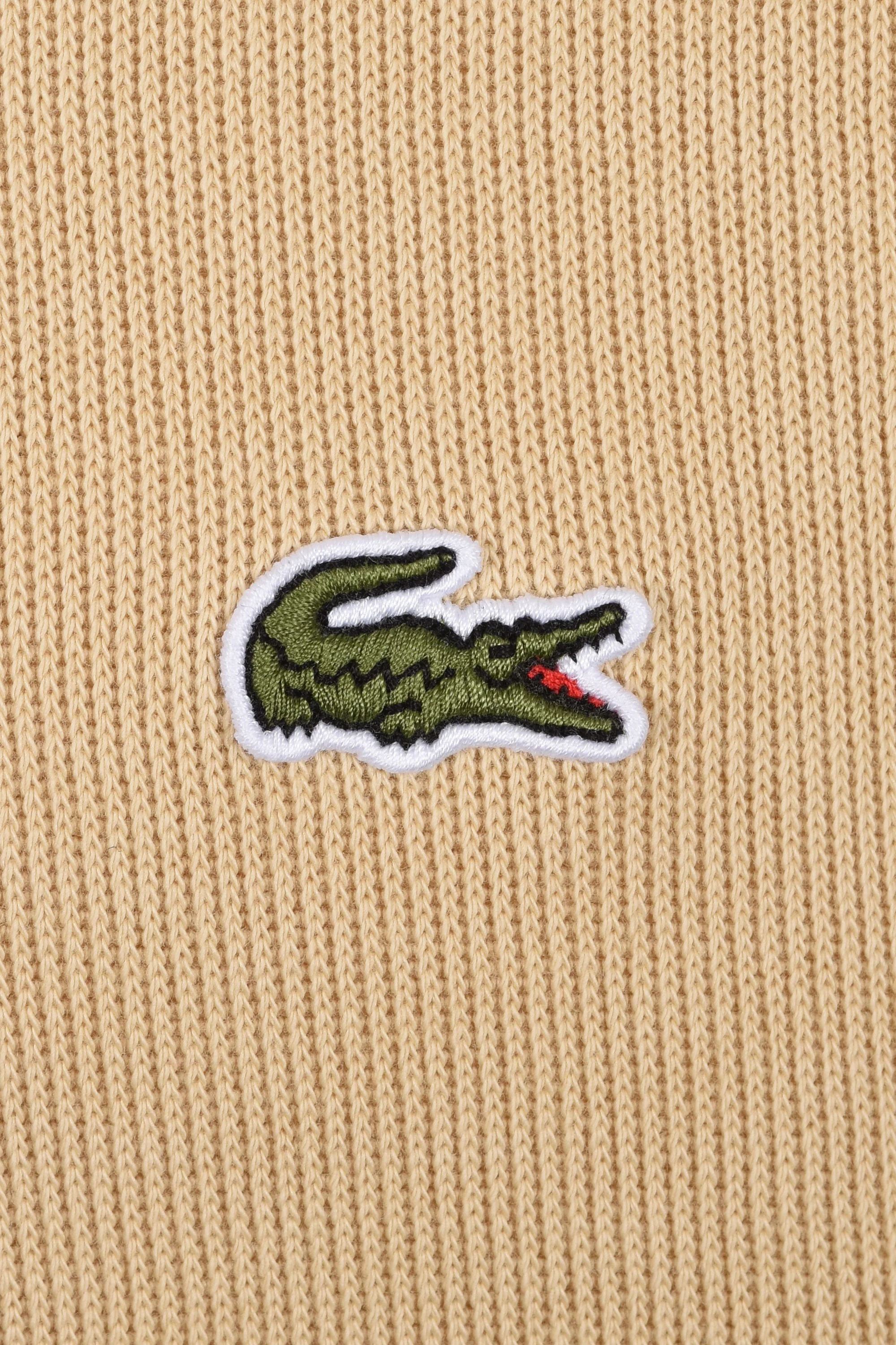 Lacoste HALF ZIP SWEATSHIRT BEIGE - Image 3