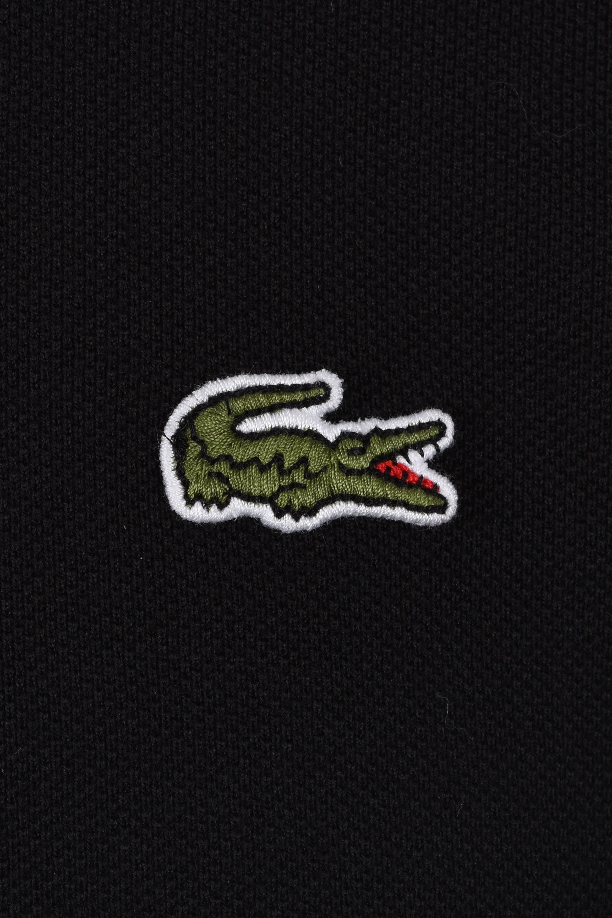 Lacoste Tipped Polo Black - Image 3