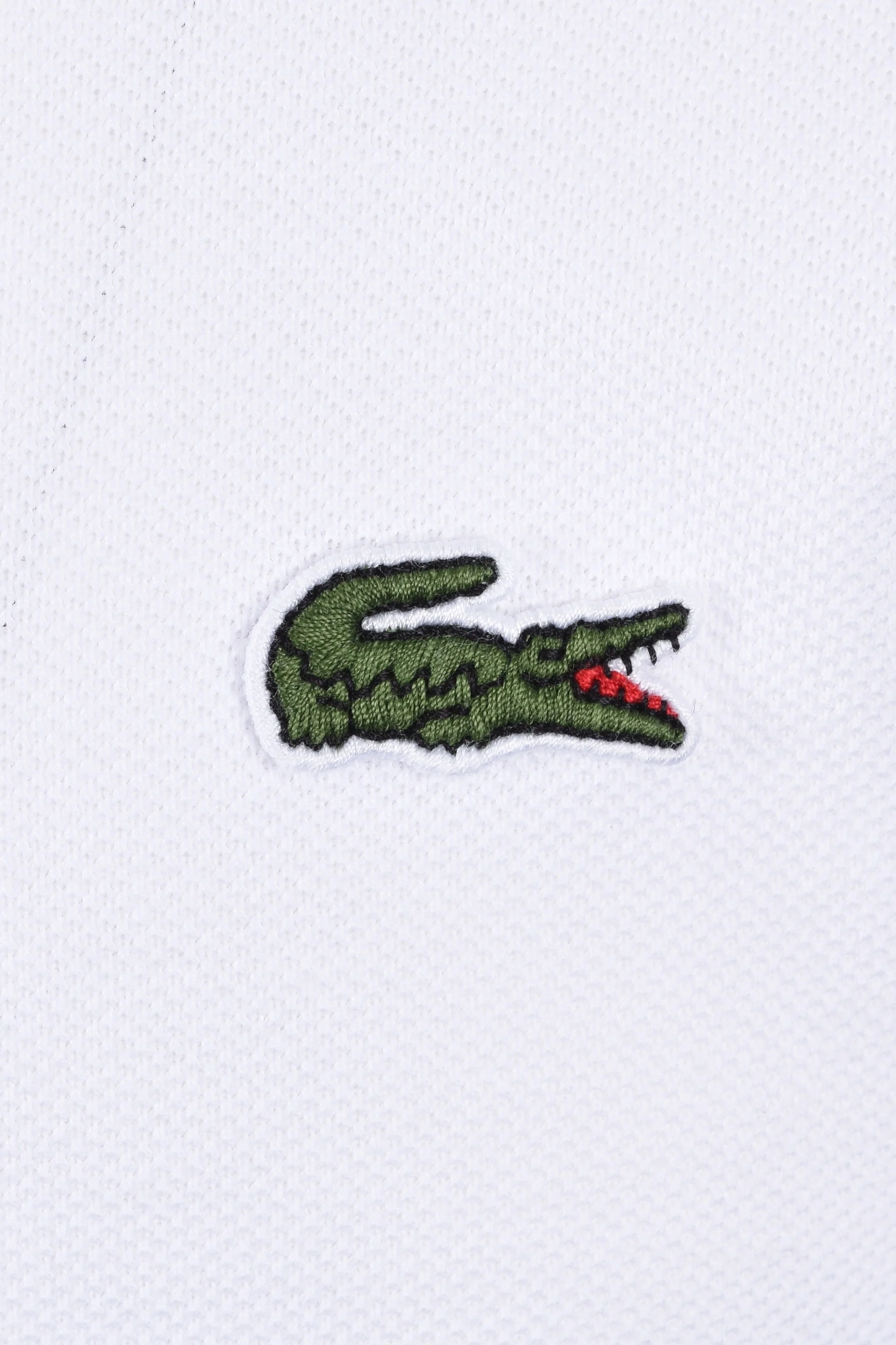 Lacoste Tipped Polo White - Image 3