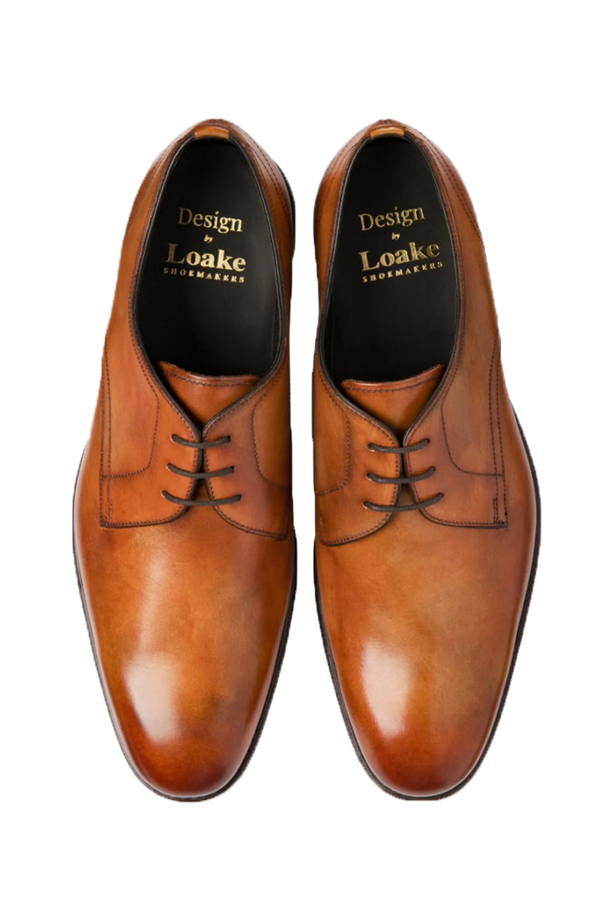 Loake Atherton Derby Shoe Tan - Image 3