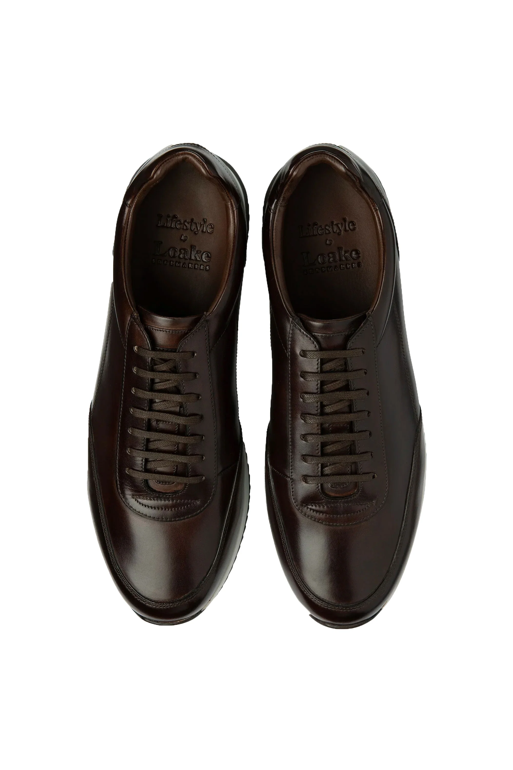 Loake Bannister Trainer Dark Brown - Image 3