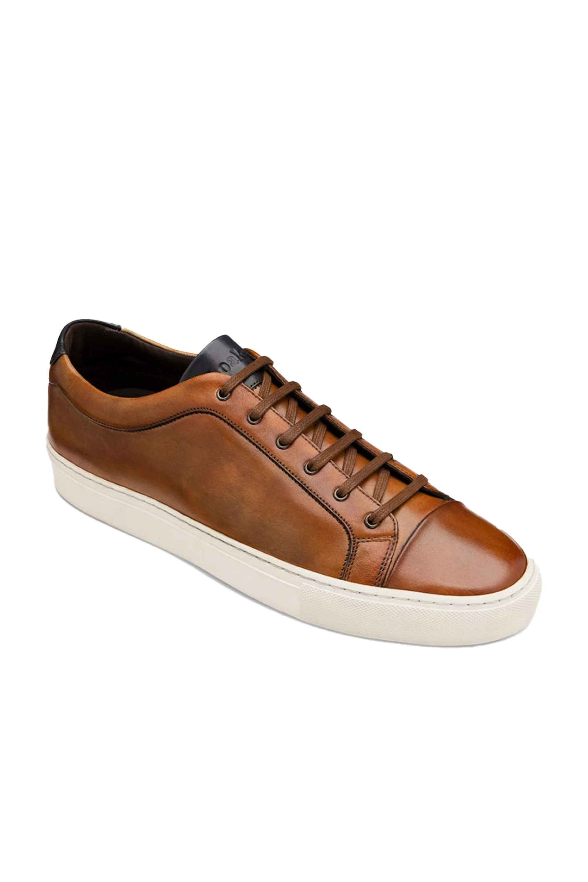 Loake Dash Hand Painted Calf Sneaker Chestnut - Image 4