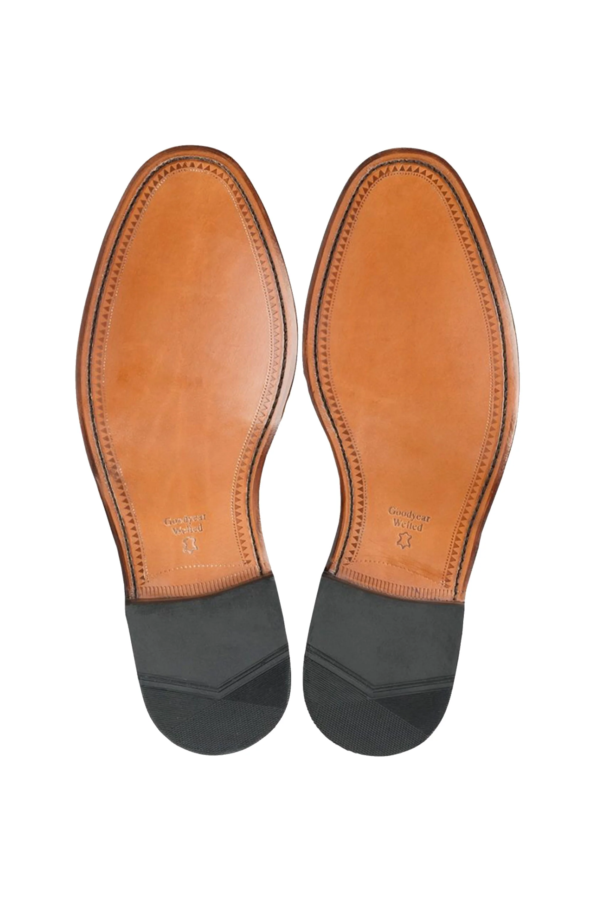 Loake Design Hannibal Calf Punched Derby Shoe Chestnut - Image 4