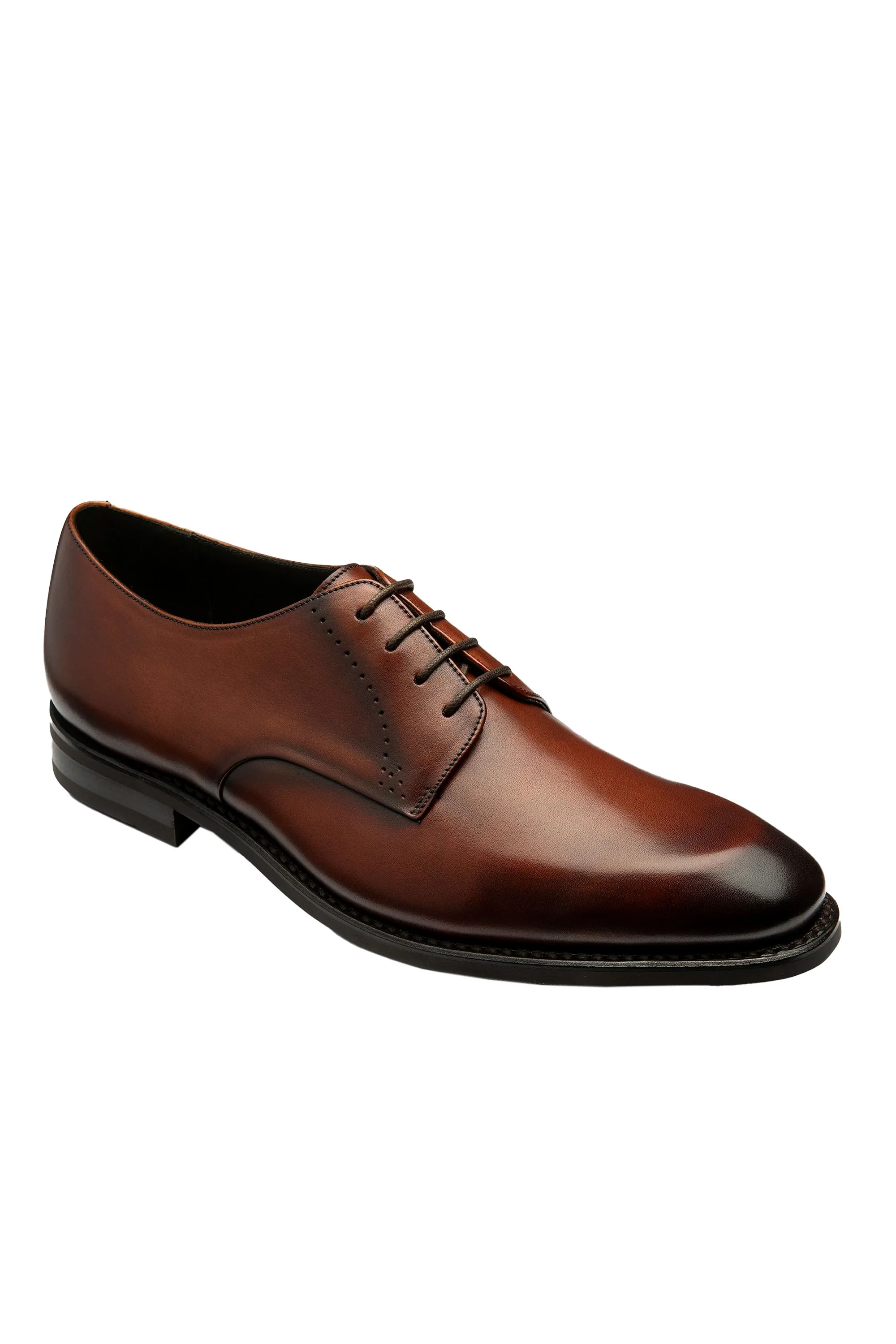 Loake Gosling Plain Derby Shoe Scotch Patina - Image 2