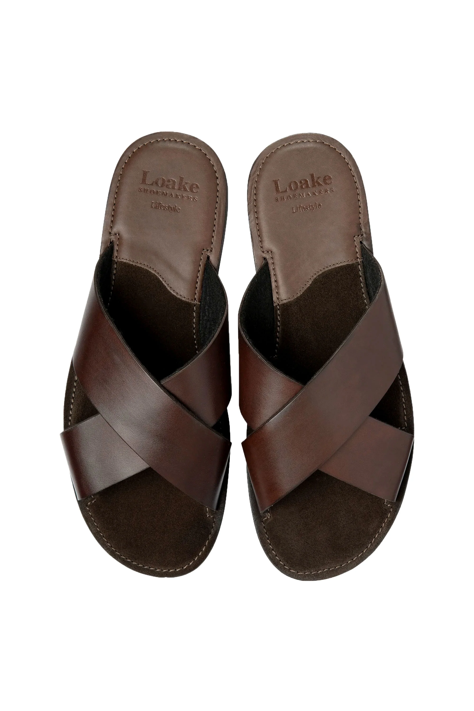Loake Gozo Sandal Dark Brown - Image 3