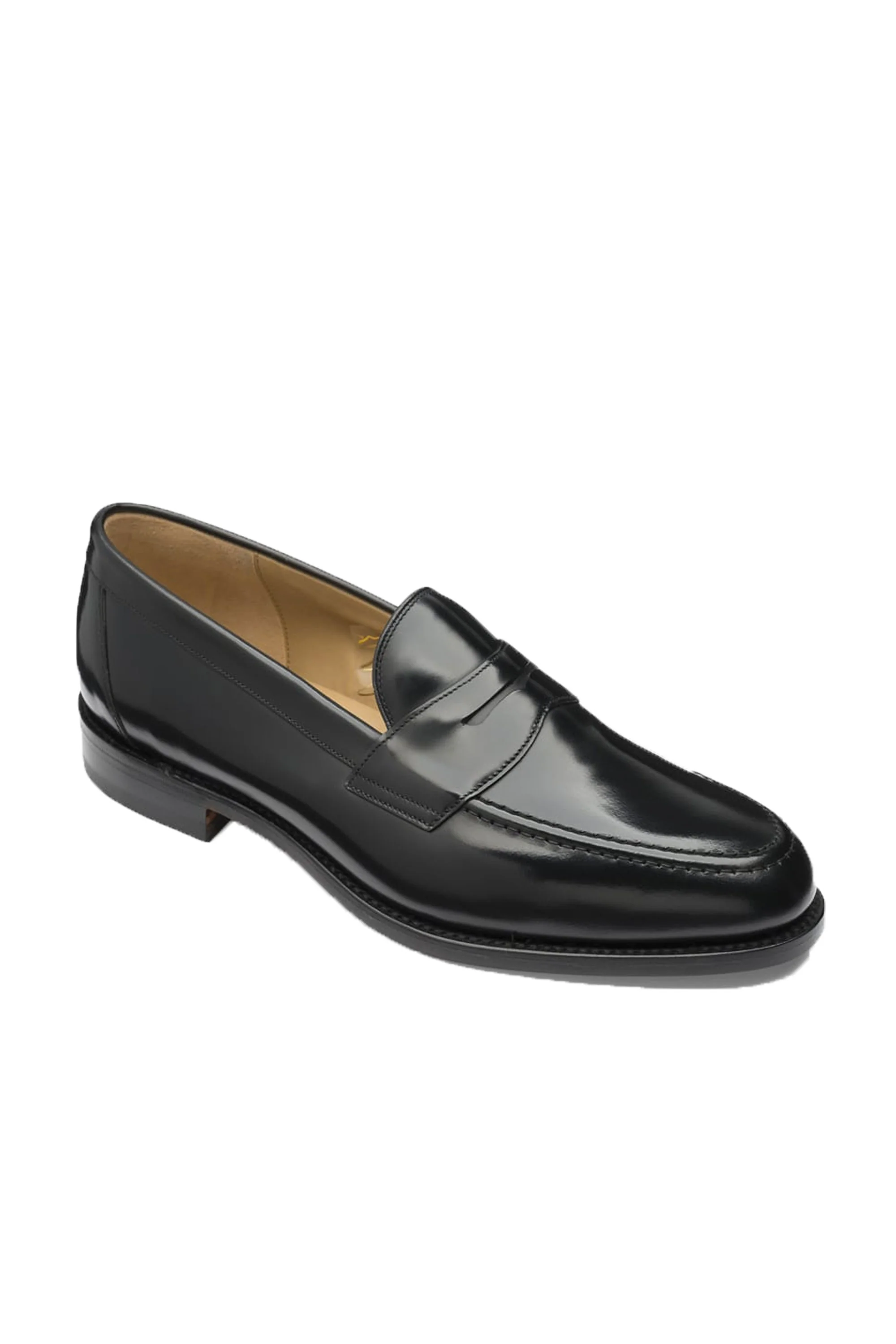 Loake Imperial Polished Penny Loafer Black - Image 2
