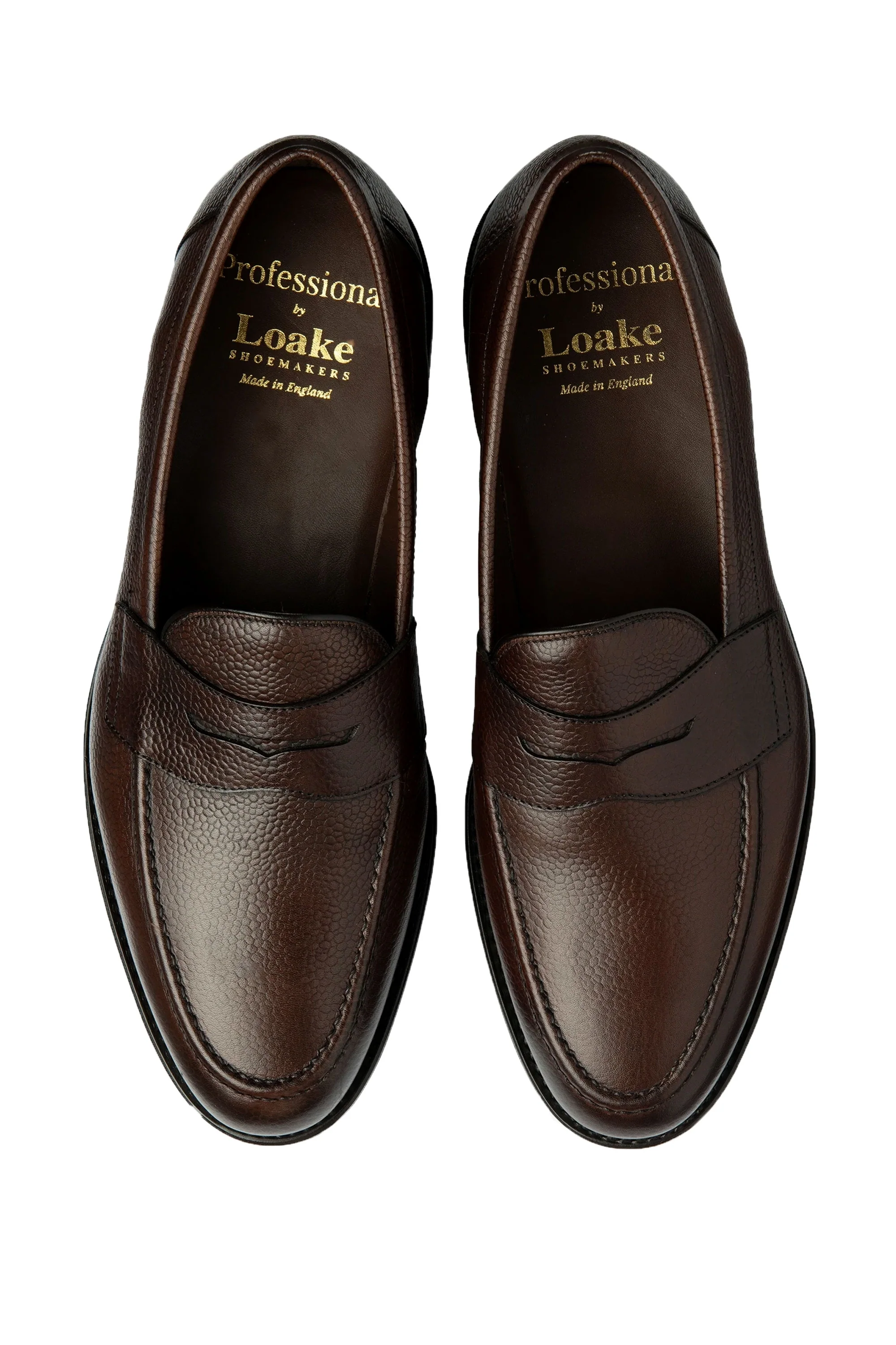 Loake Imperial Saddle Loafer Dark Brown - Image 3