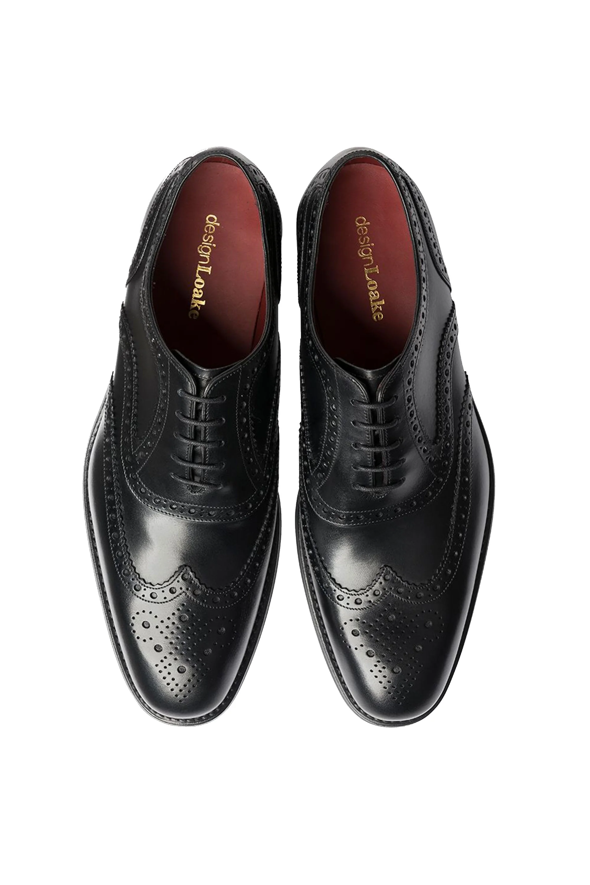 Loake Kerridge Brogue Shoe Black - Image 3