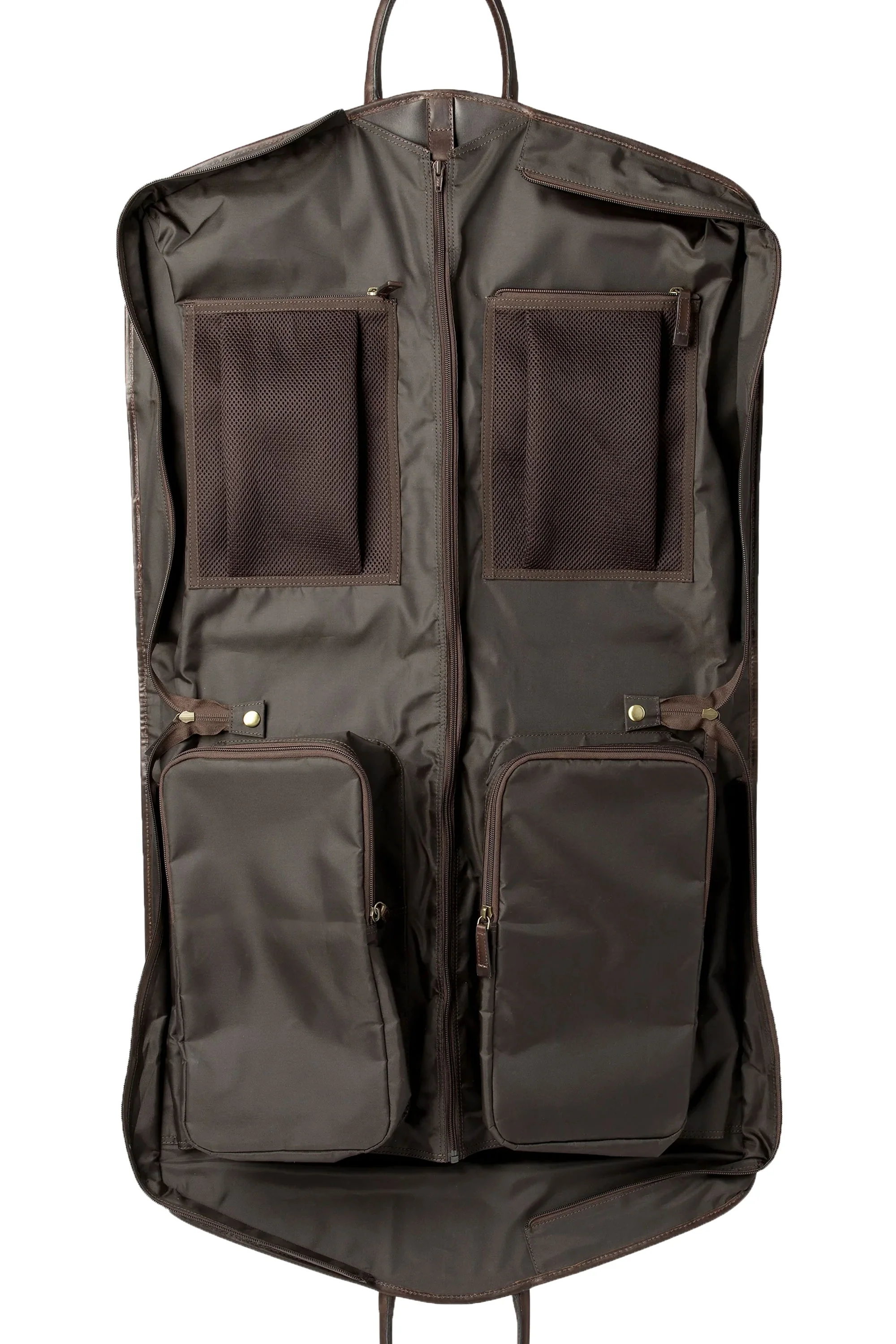 Loake London Suit Carrier Dark Brown Leather - Image 2