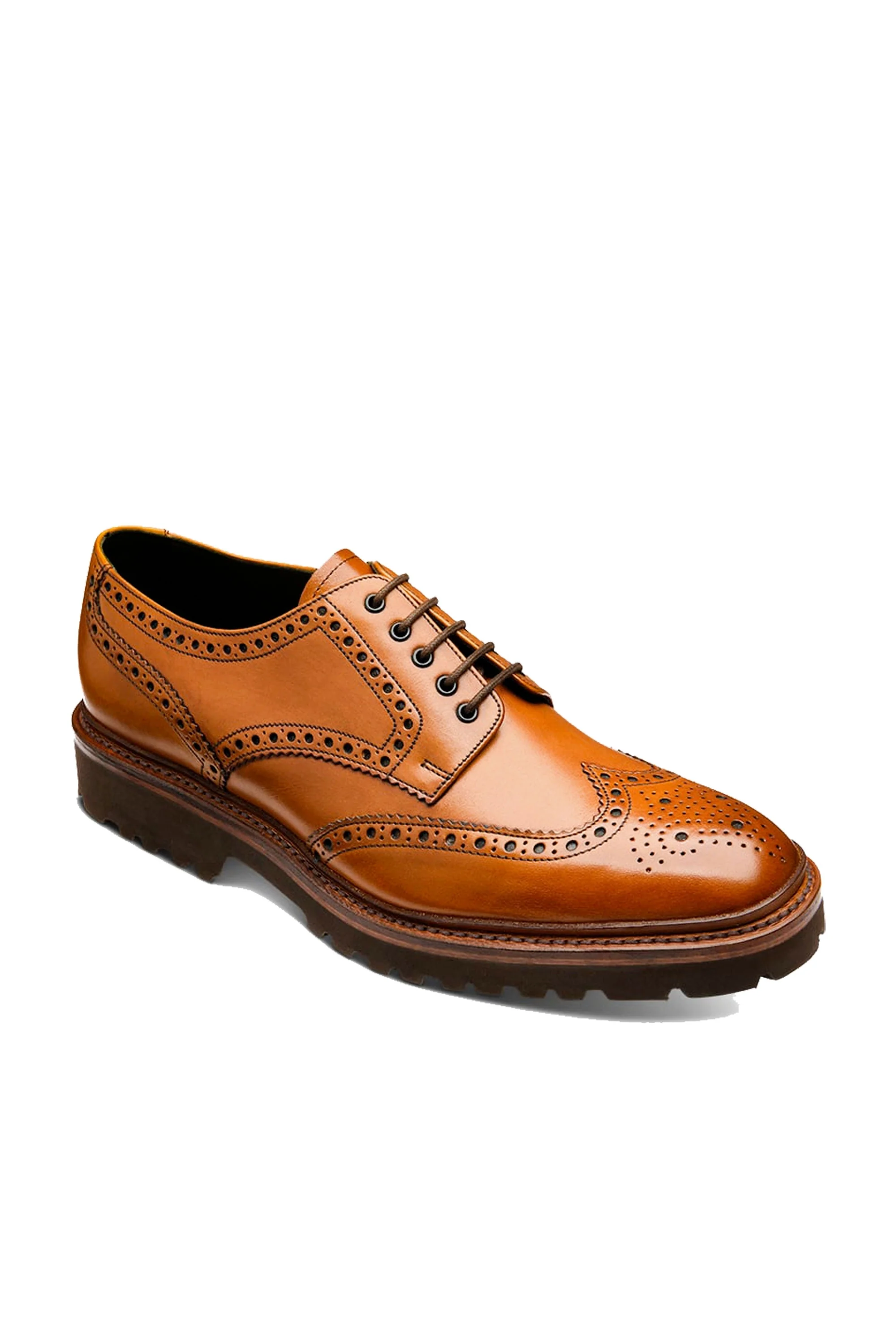 Loake Perseus Hand Painted Brogue Tan - Image 2