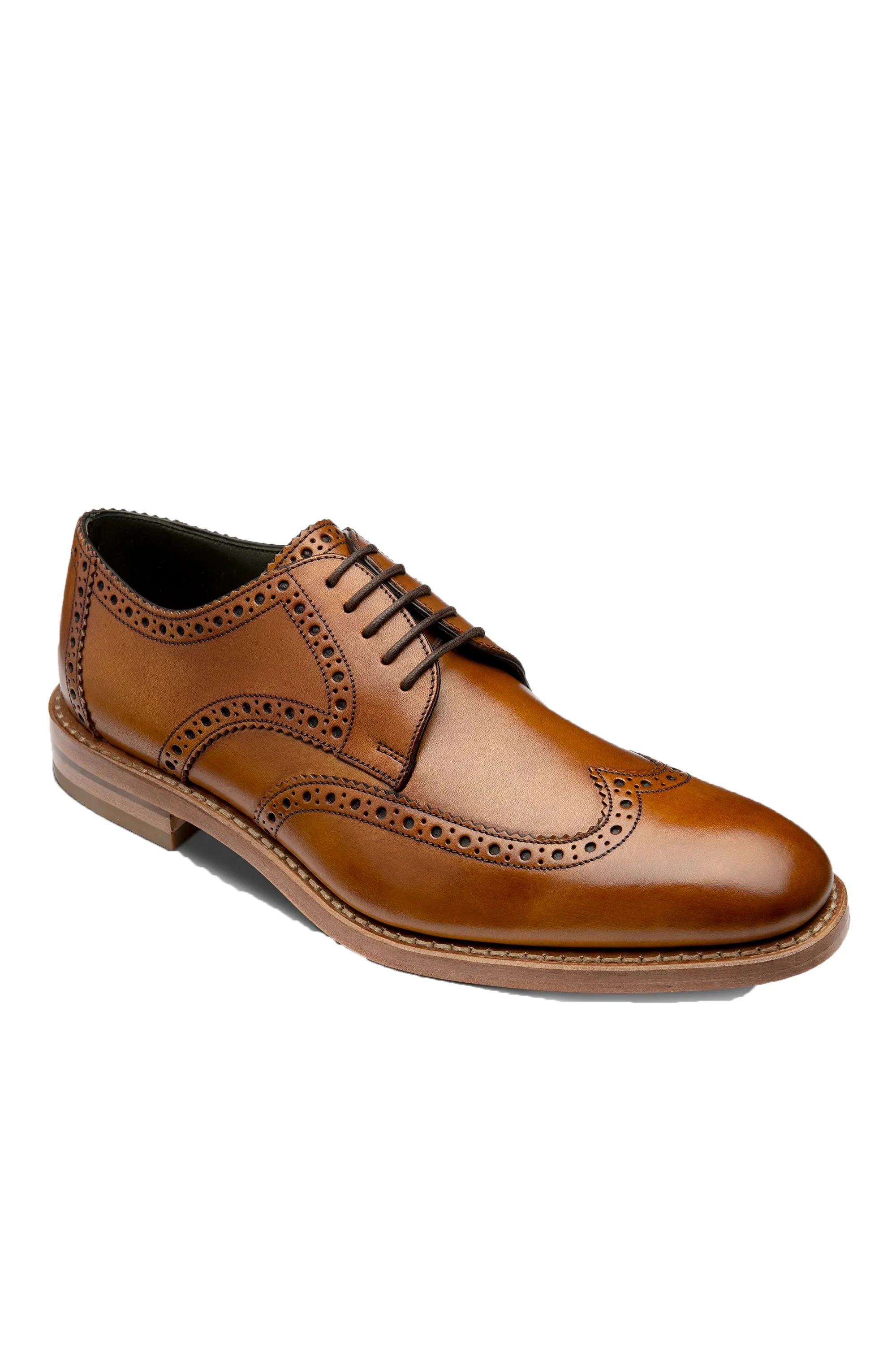Loake RANKIN DERBY CALF BROGUE TAN - Image 2